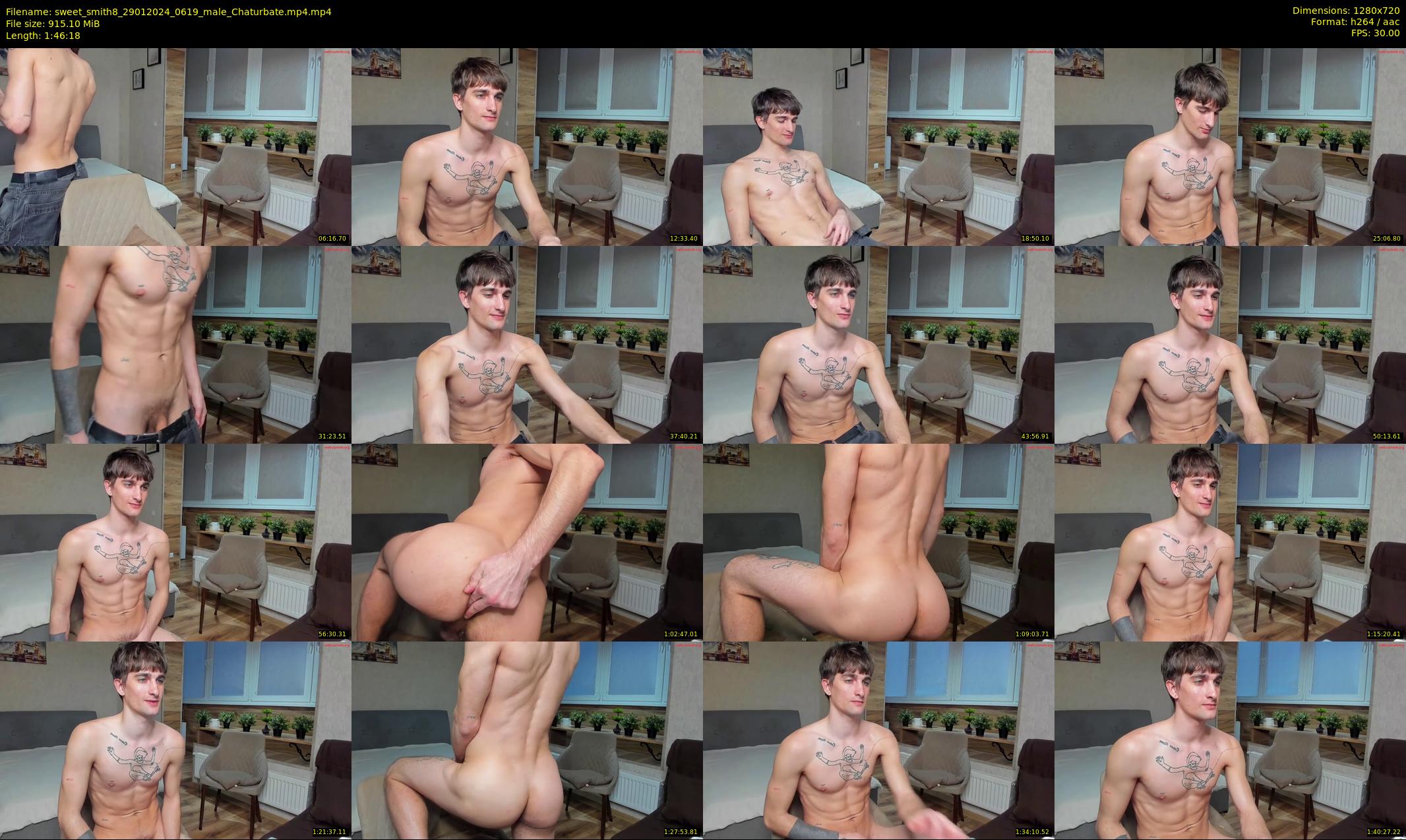 sweet_smith8 — 107 minute Chaturbate male cam show recording, 720p, Jan 29, 2024