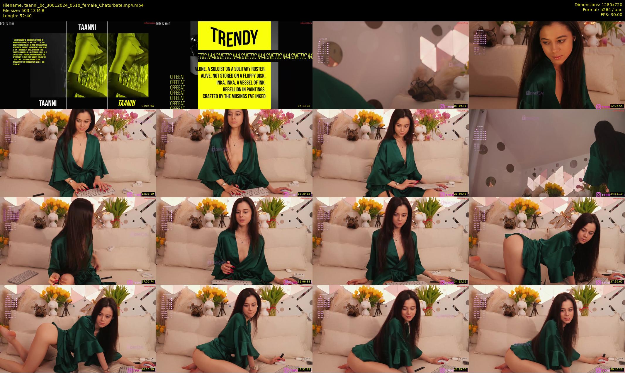 taanni_bc — 53 minute Chaturbate female cam show recording, 720p, Jan 30, 2024