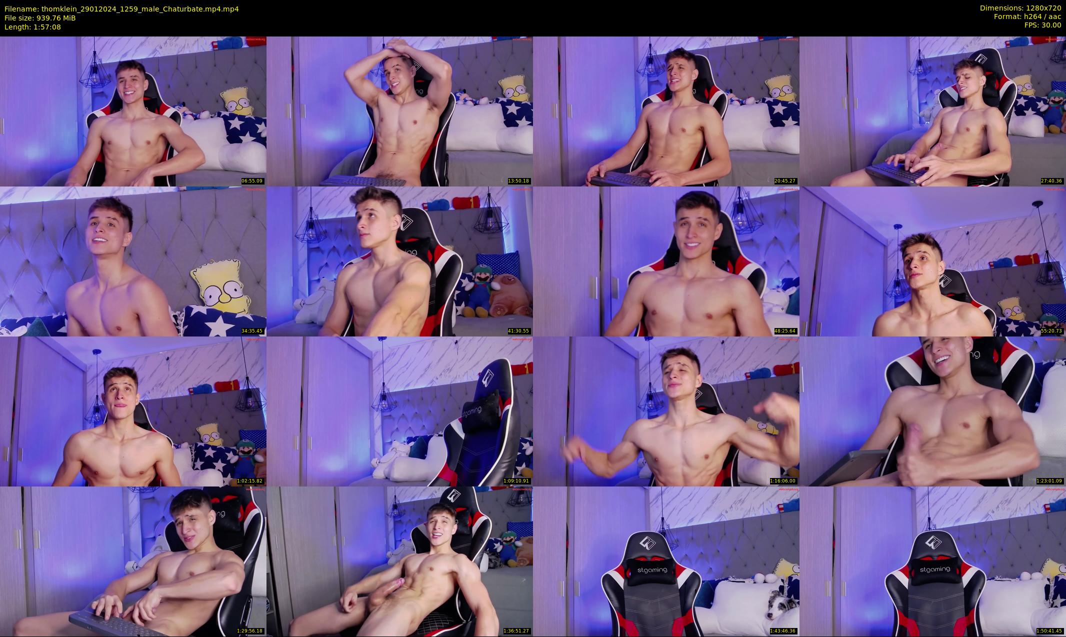thomklein — 118 minute Chaturbate male cam show recording, 720p, Jan 29, 2024