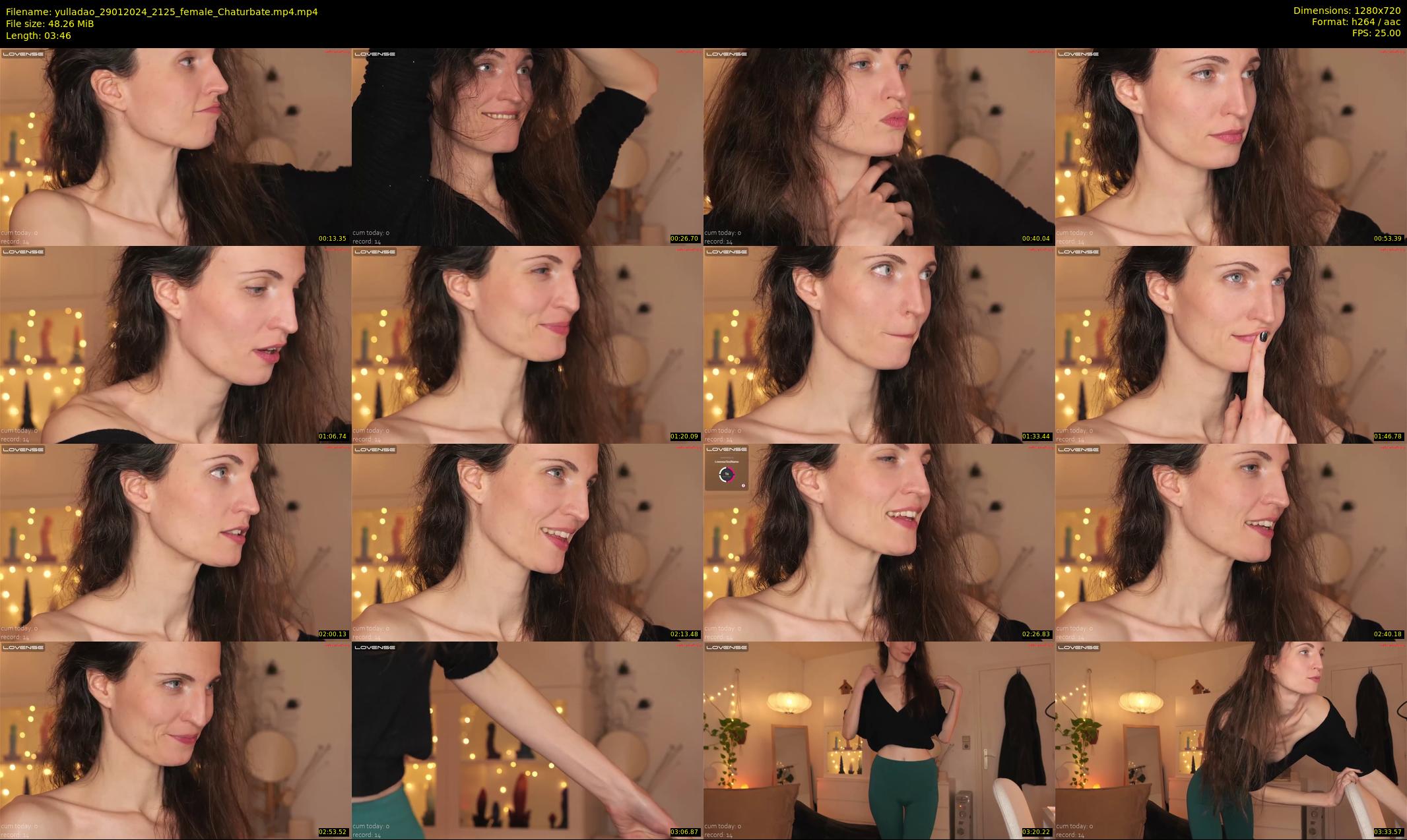 yulladao — 4 minute Chaturbate female cam show recording, 720p, Jan 29, 2024