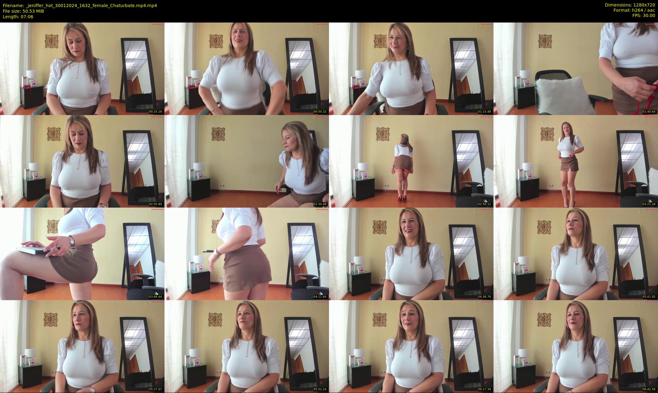 _jeniffer_hot — 8 minute Chaturbate female cam show recording, 720p, Jan 30, 2024