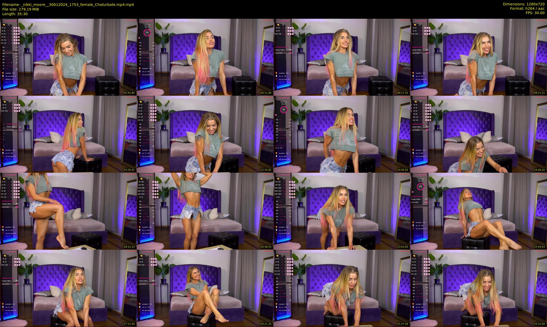 _nikki_moore_ — 36 minute Chaturbate female cam show recording, 720p, Jan 30, 2024