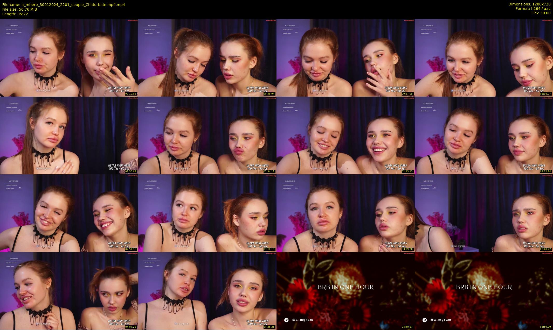 a_mhere — 6 minute Chaturbate couple cam show recording, 720p, Jan 30, 2024
