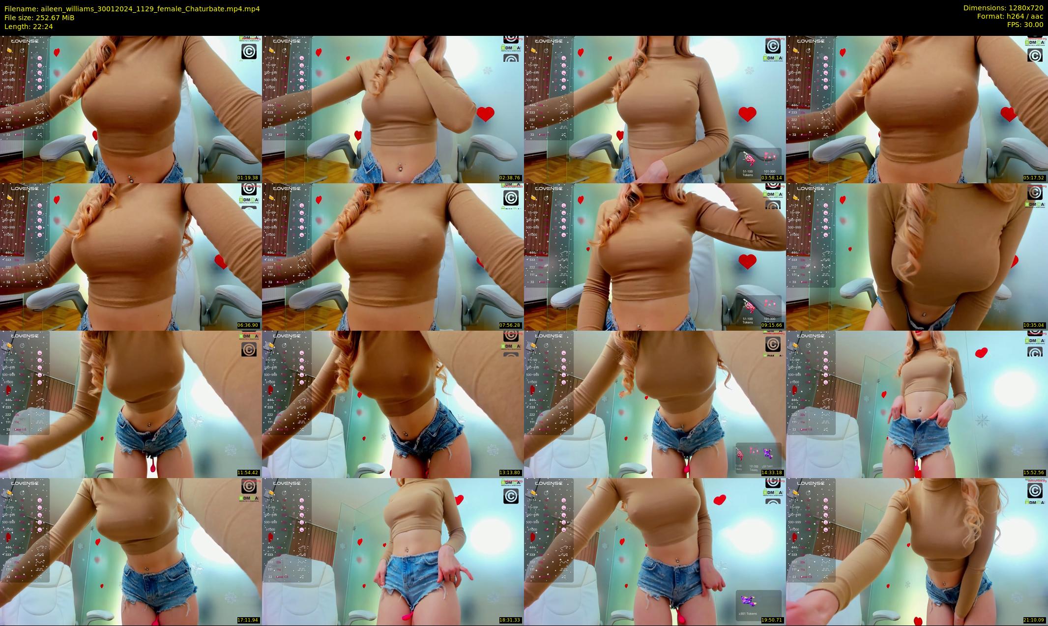 aileen_williams — 23 minute Chaturbate female cam show recording, 720p, Jan 30, 2024
