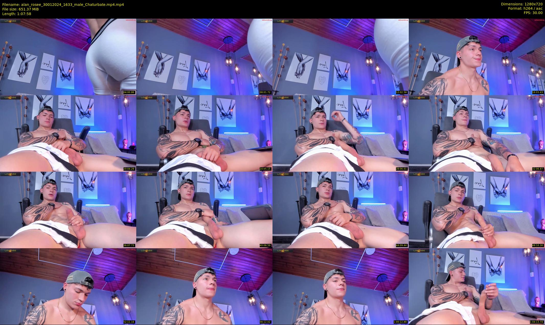 alan_rosee — 68 minute Chaturbate male cam show recording, 720p, Jan 30, 2024