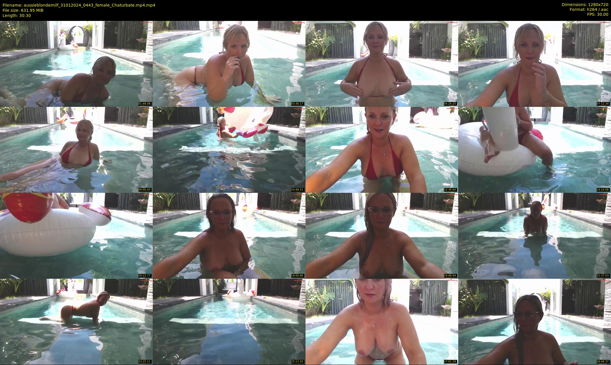 aussieblondemilf — 31 minute Chaturbate female cam show recording, 720p, Jan 31, 2024