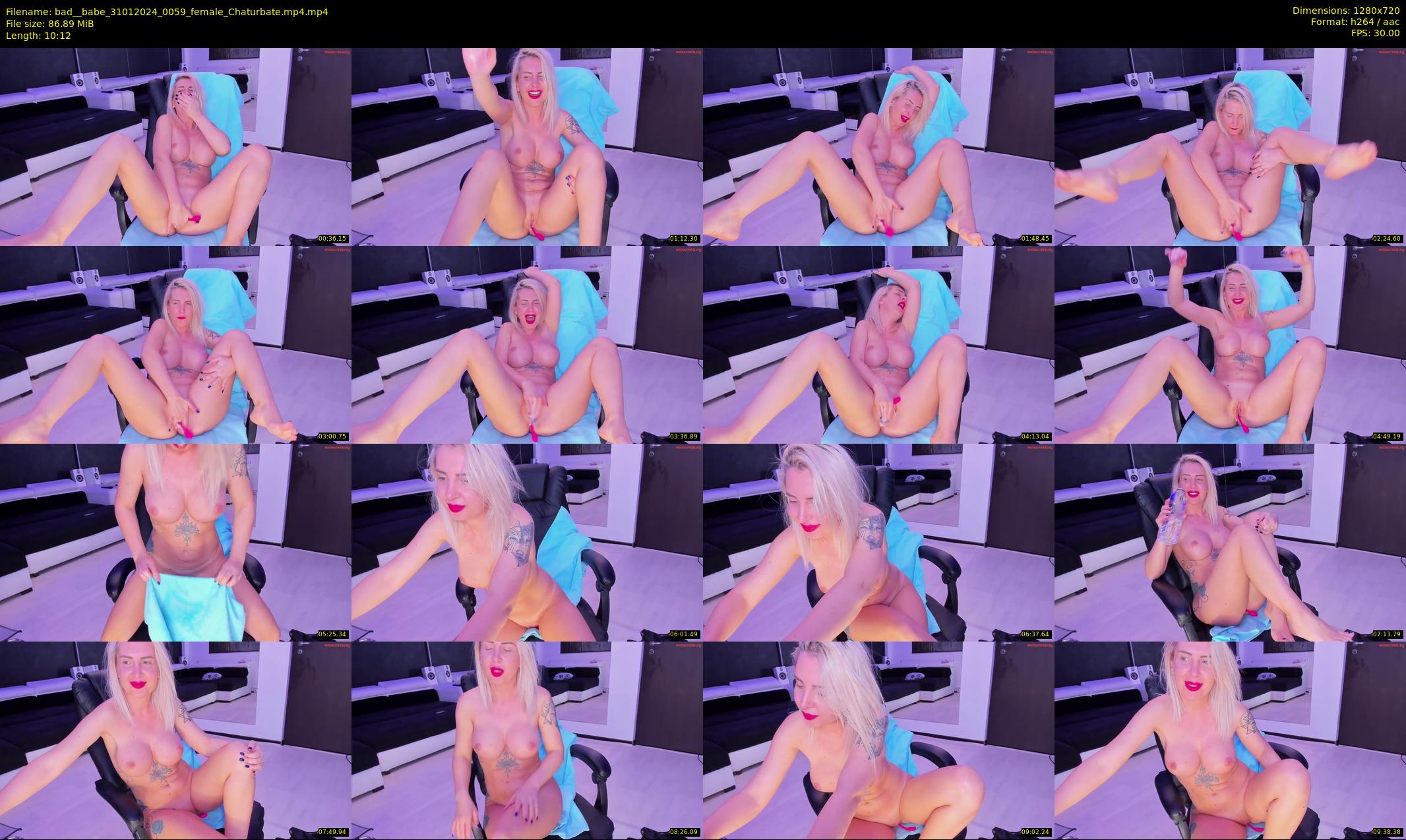 bad__babe — 11 minute Chaturbate female cam show recording, 720p, Jan 31, 2024