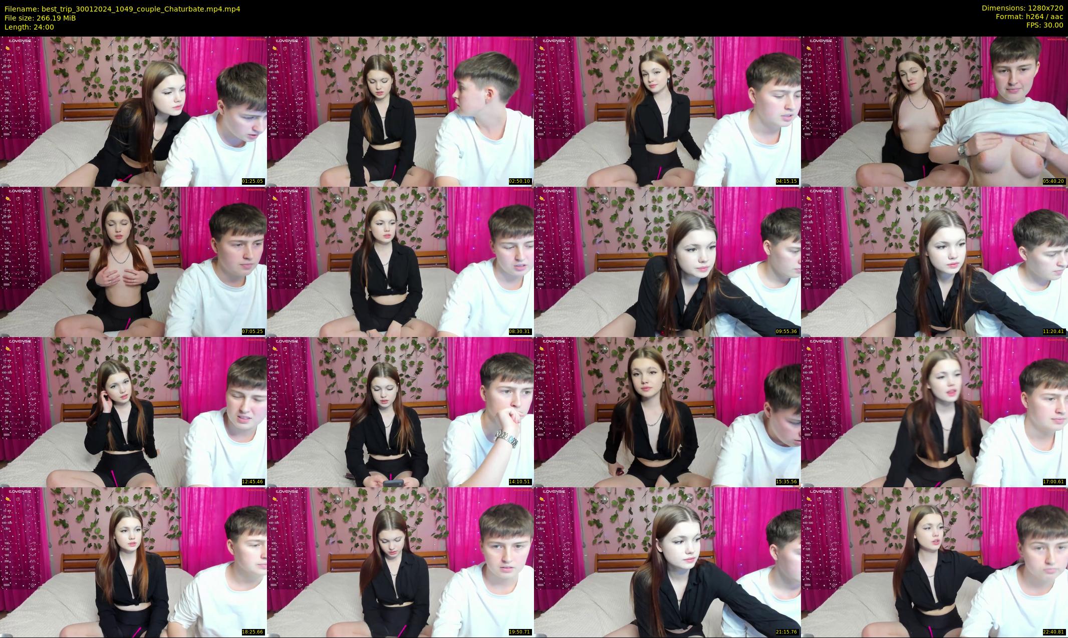 best_trip — 24 minute Chaturbate couple cam show recording, 720p, Jan 30, 2024