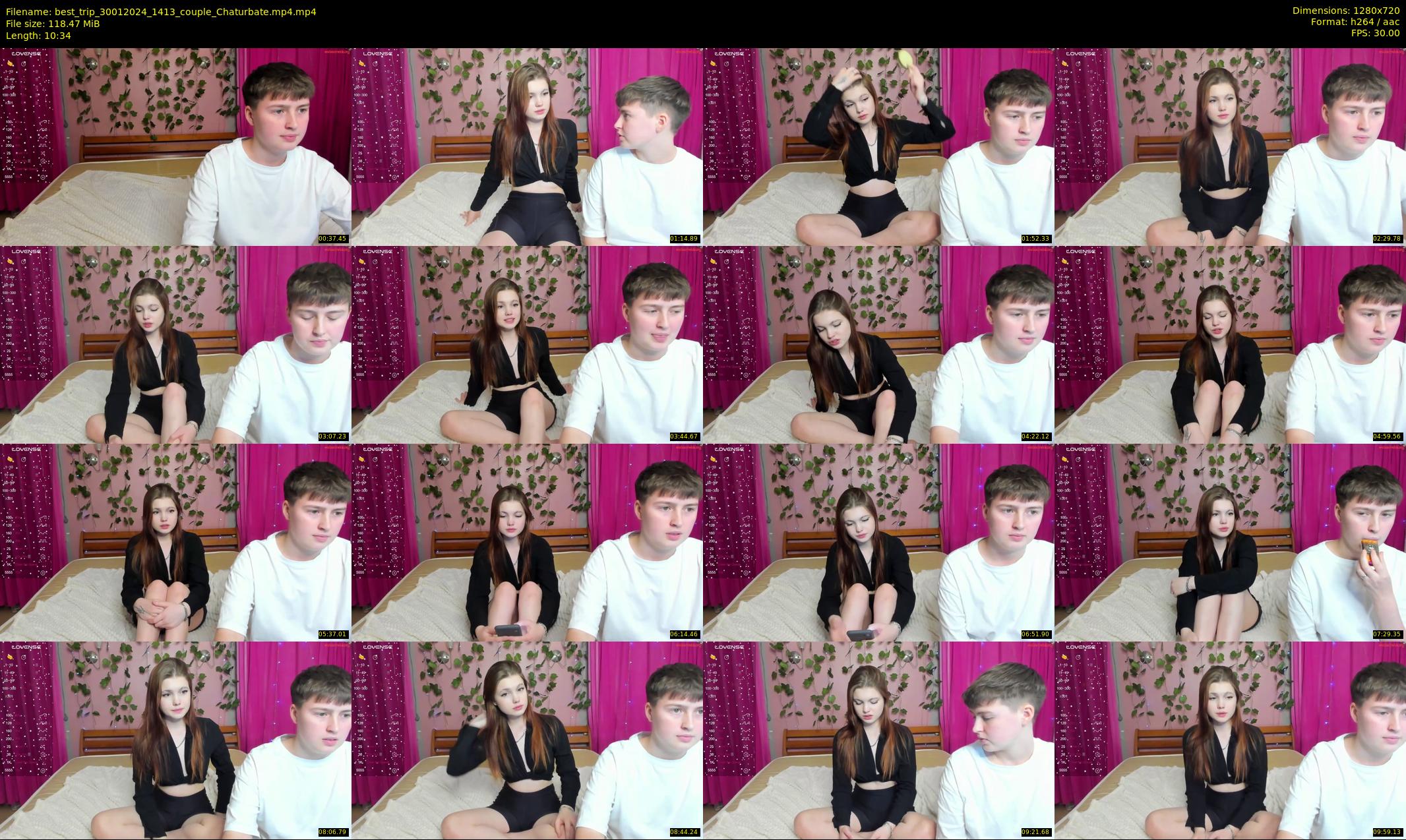 best_trip — 11 minute Chaturbate couple cam show recording, 720p, Jan 30, 2024