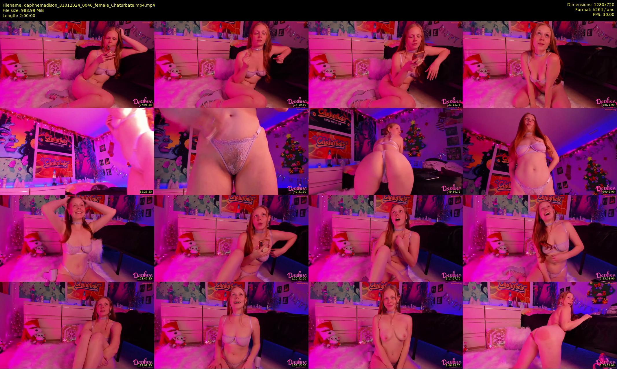 daphnemadison — 120 minute Chaturbate couple cam show recording, 720p, Jan 31, 2024