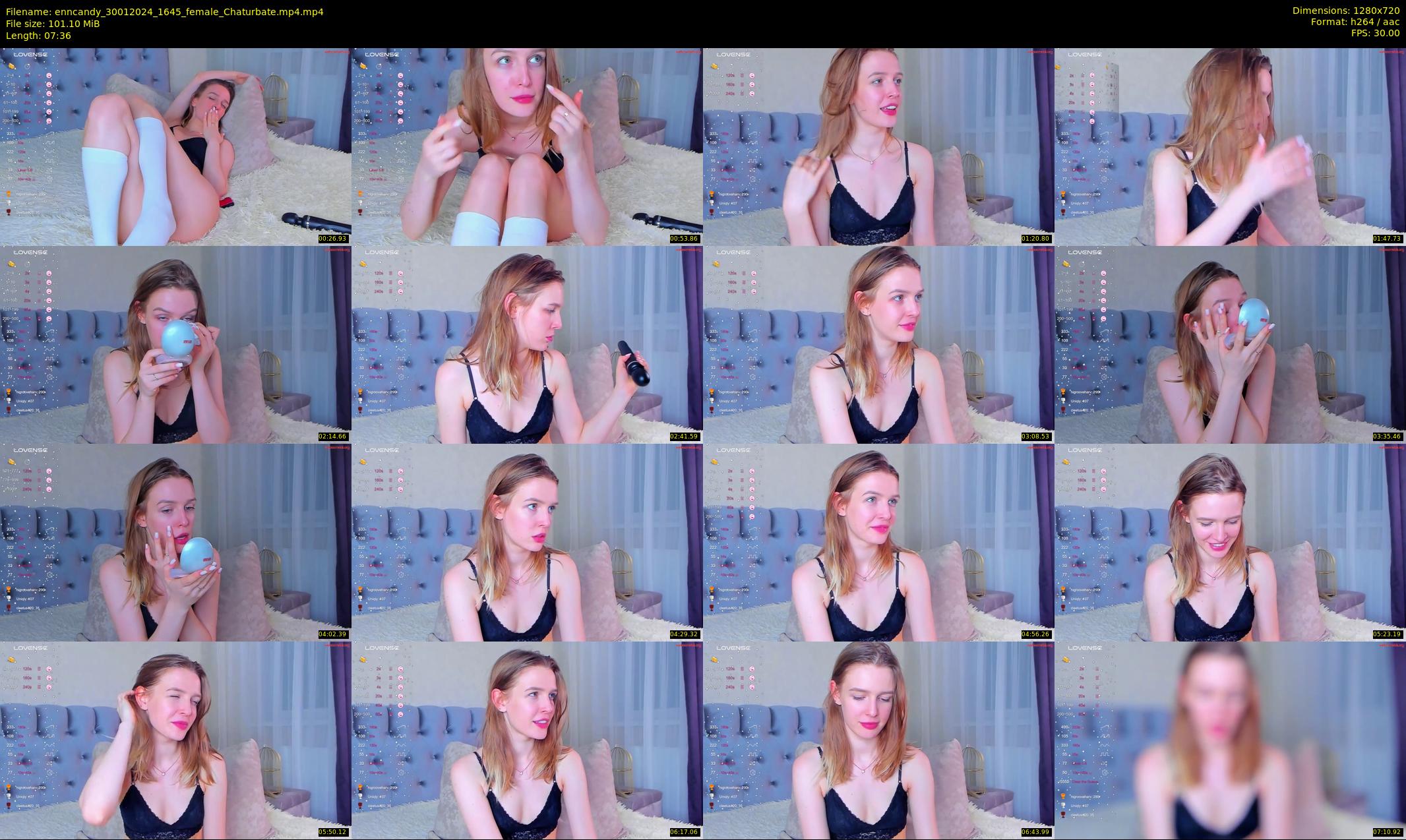 enncandy — 8 minute Chaturbate female cam show recording, 720p, Jan 30, 2024