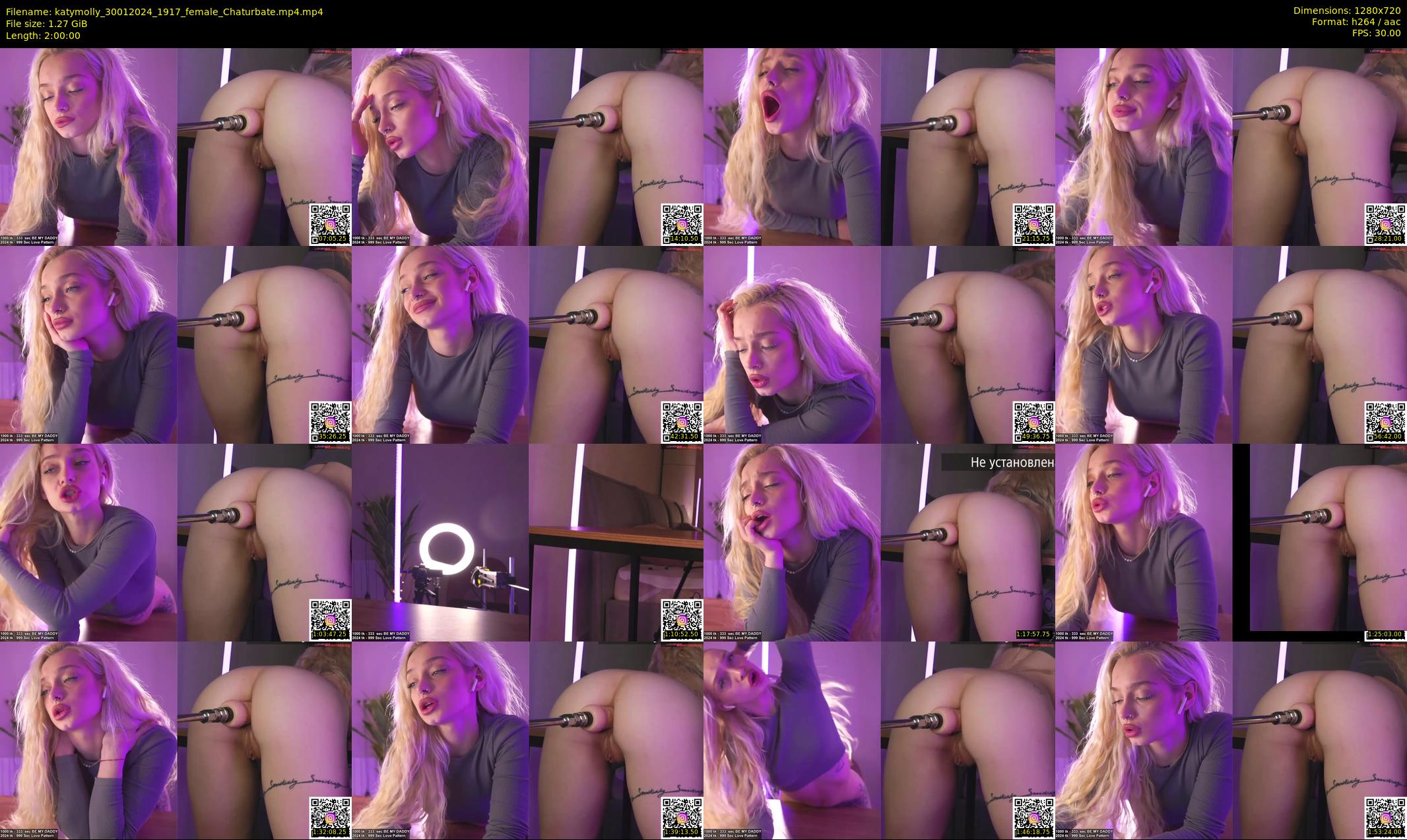katymolly — 120 minute Chaturbate female cam show recording, 720p, Jan 30, 2024