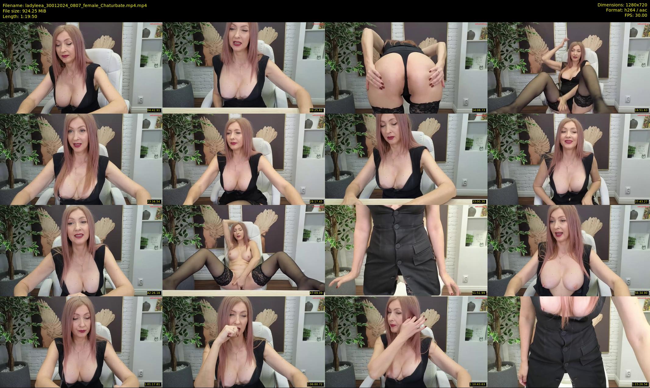 ladyleea — 80 minute Chaturbate female cam show recording, 720p, Jan 30, 2024
