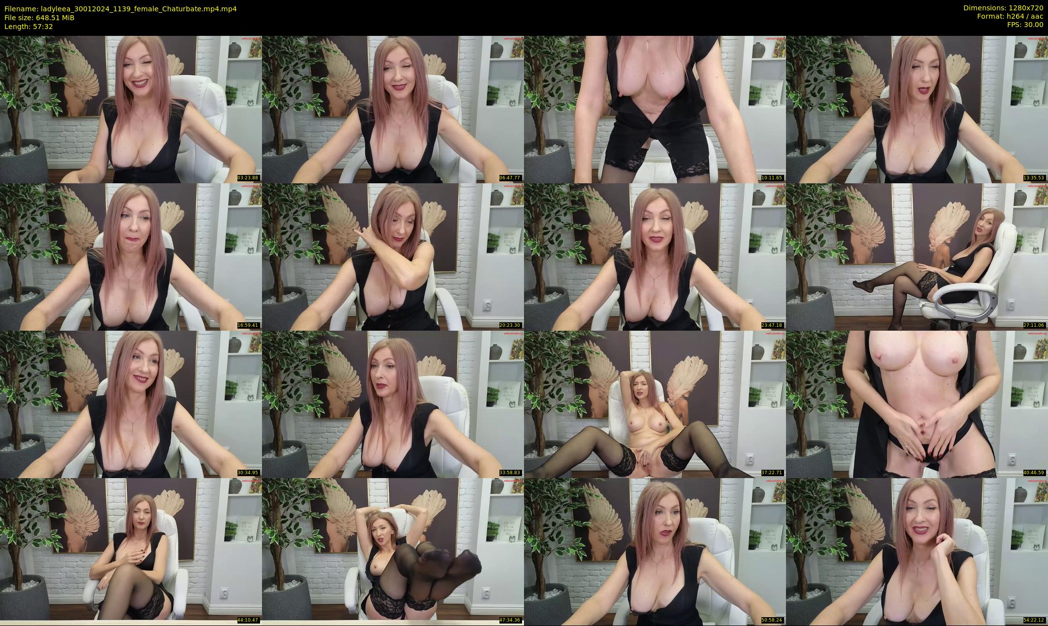 ladyleea — 58 minute Chaturbate female cam show recording, 720p, Jan 30, 2024