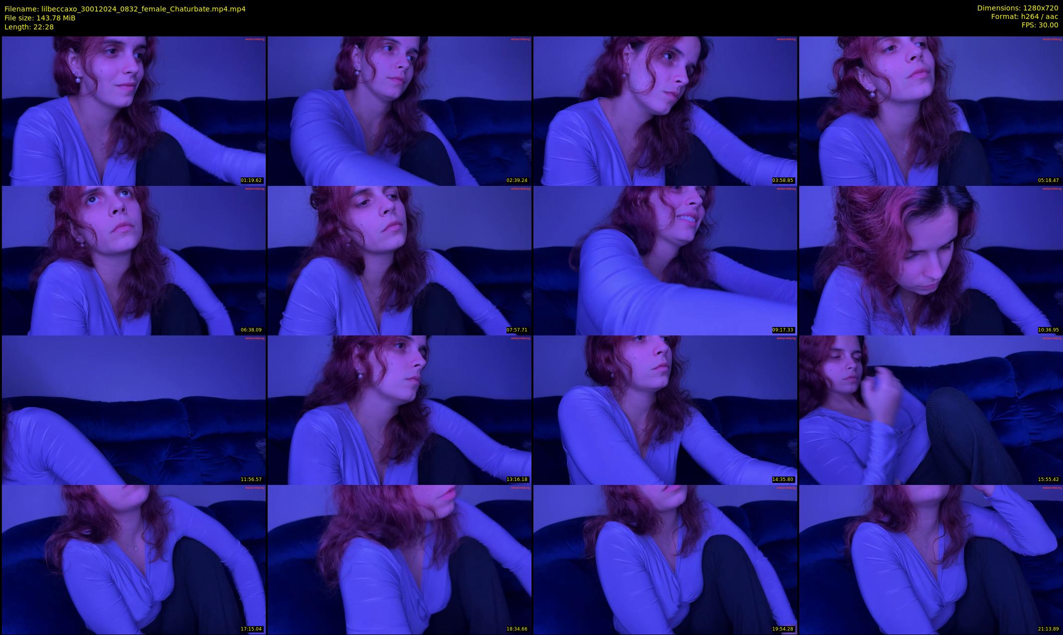 lilbeccaxo — 23 minute Chaturbate female cam show recording, 720p, Jan 30, 2024