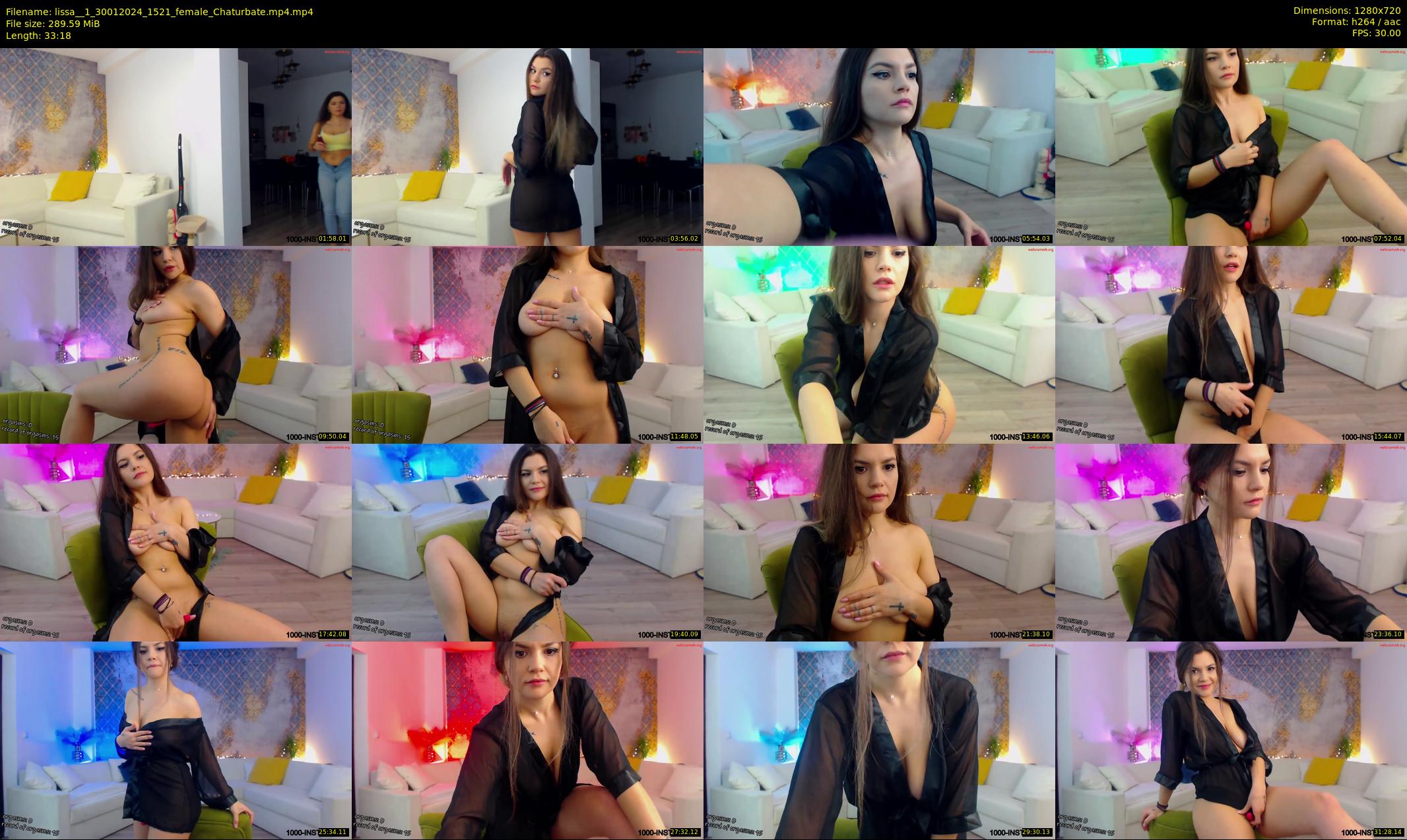 lissa__1 — 34 minute Chaturbate female cam show recording, 720p, Jan 30, 2024