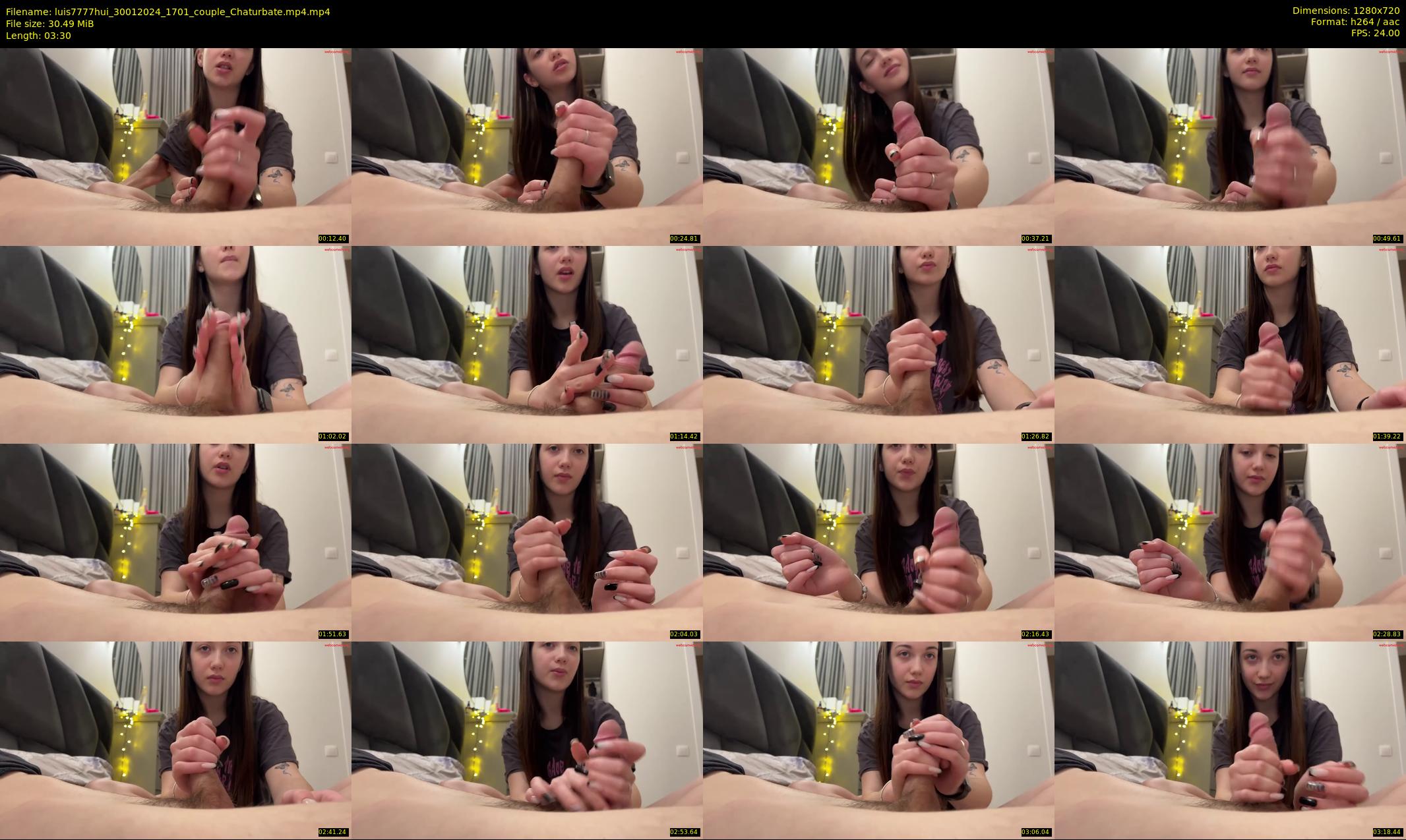 luis7777hui — 4 minute Chaturbate couple cam show recording, 720p, Jan 30, 2024