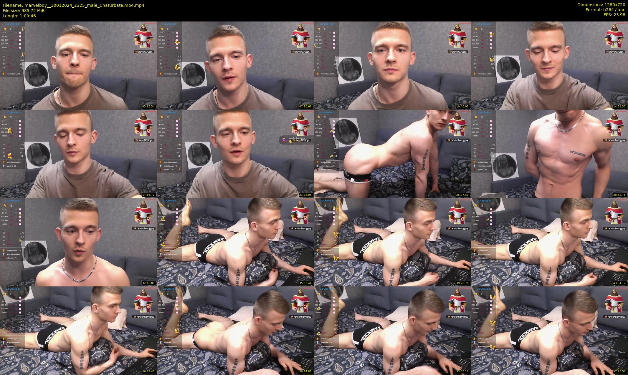 marvelboy_ — 61 minute Chaturbate male cam show recording, 720p, Jan 30, 2024