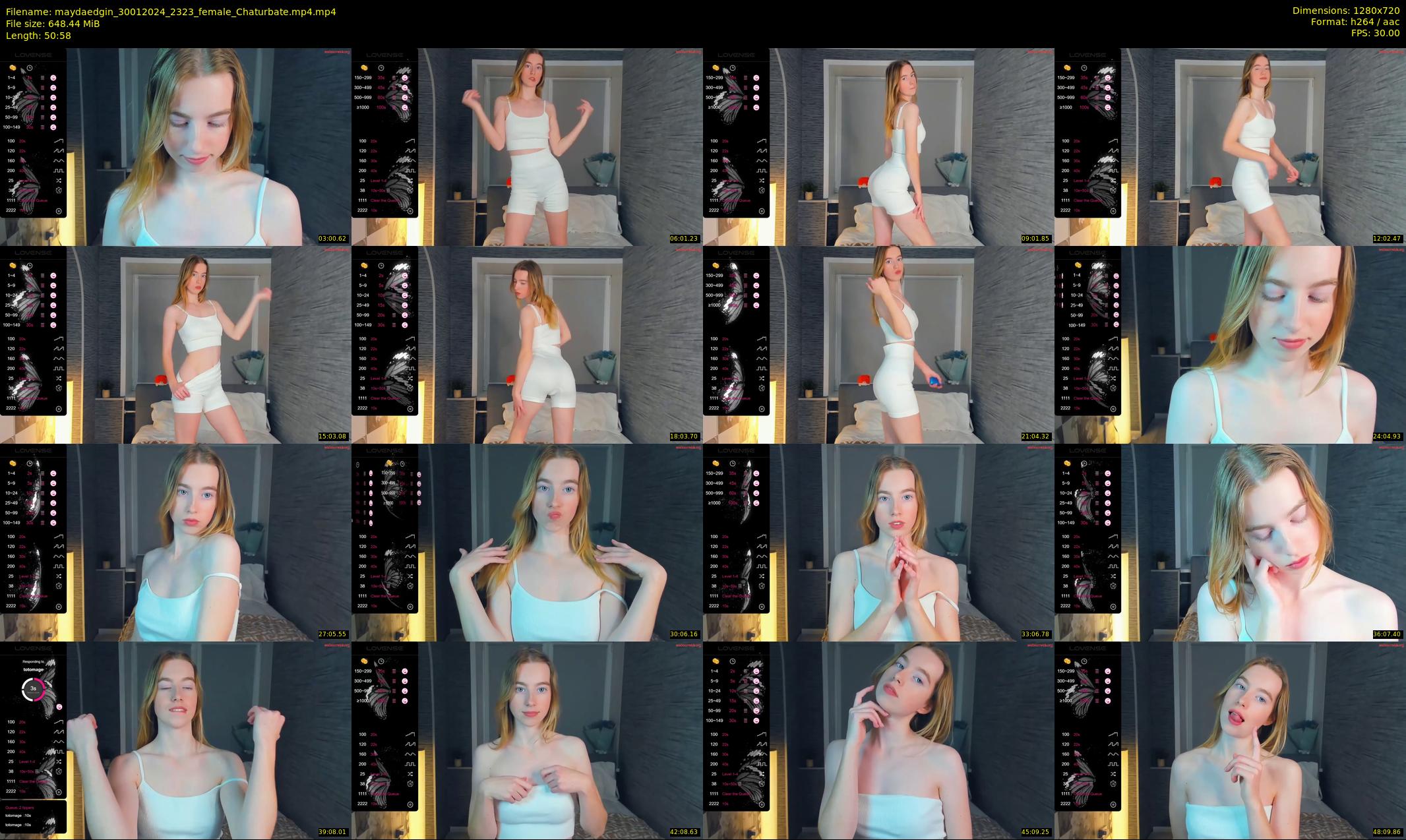 maydaedgin — 51 minute Chaturbate female cam show recording, 720p, Jan 30, 2024