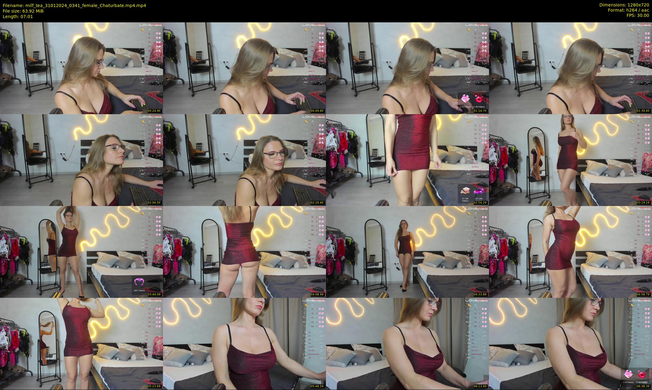 milf_tea — 8 minute Chaturbate female cam show recording, 720p, Jan 31, 2024