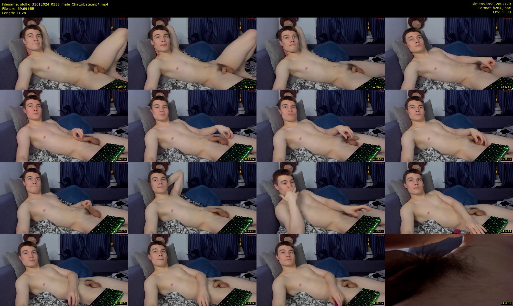 ololkd — 12 minute Chaturbate male cam show recording, 720p, Jan 31, 2024