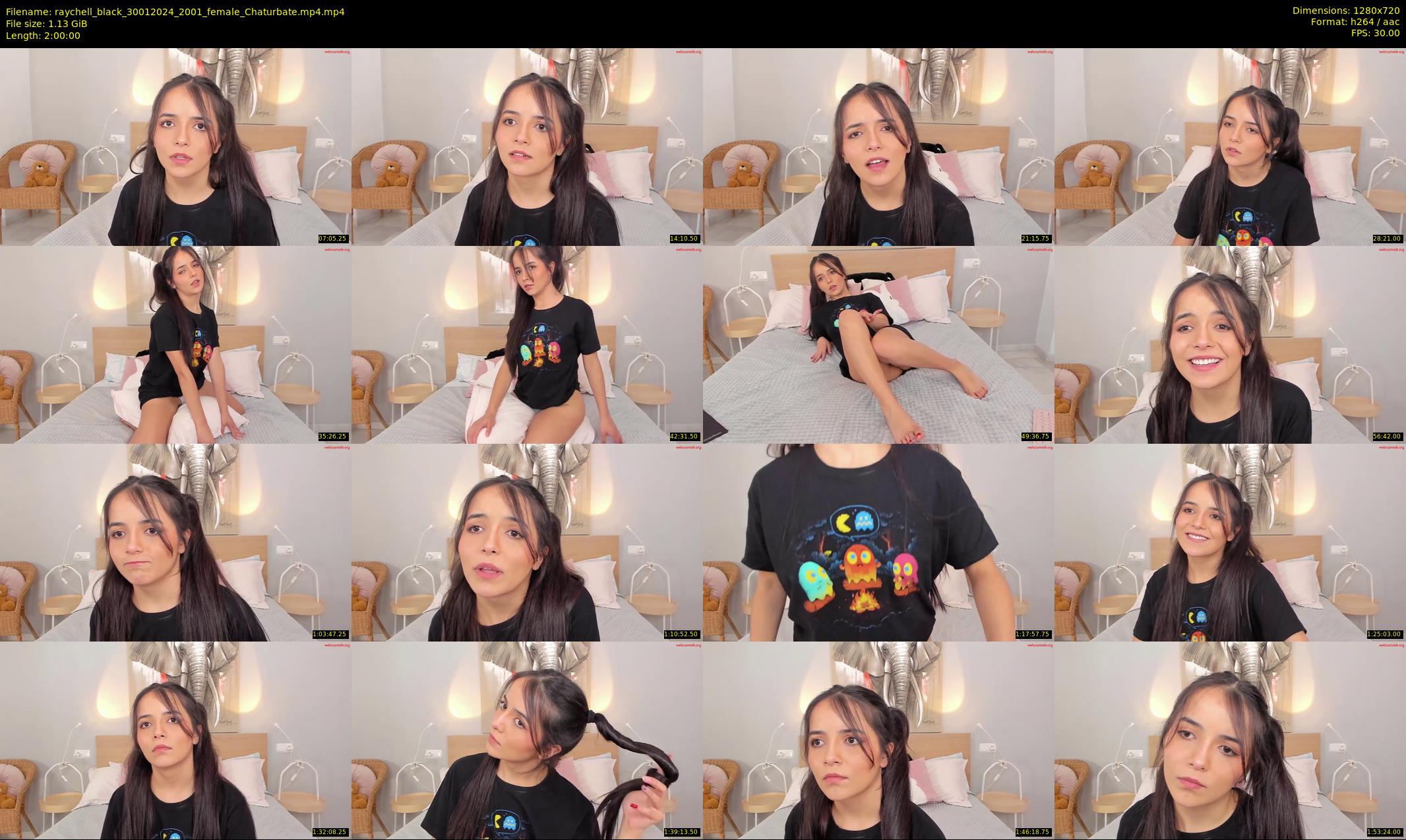 raychell_black — 120 minute Chaturbate female cam show recording, 720p, Jan 30, 2024