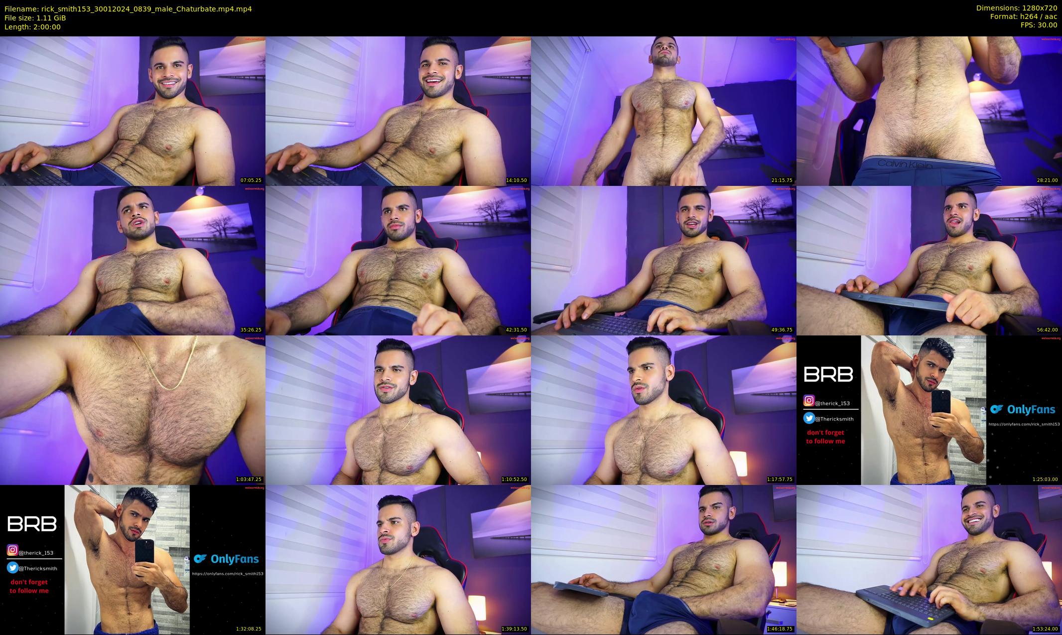 rick_smith153 — 120 minute Chaturbate male cam show recording, 720p, Jan 30, 2024