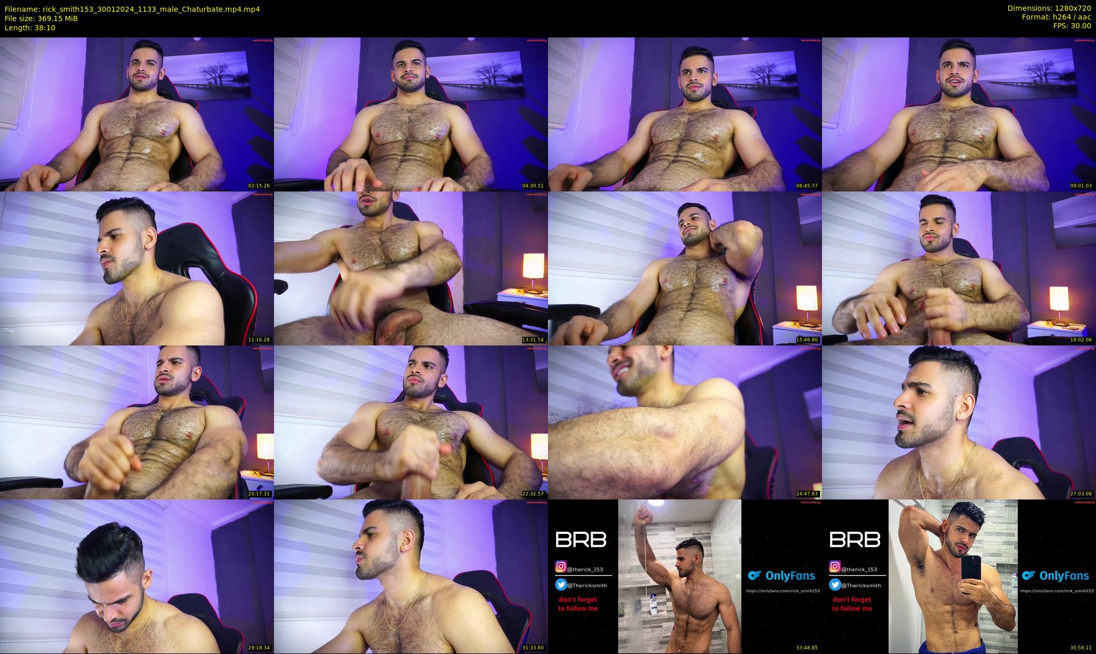rick_smith153 — 39 minute Chaturbate male cam show recording, 720p, Jan 30, 2024