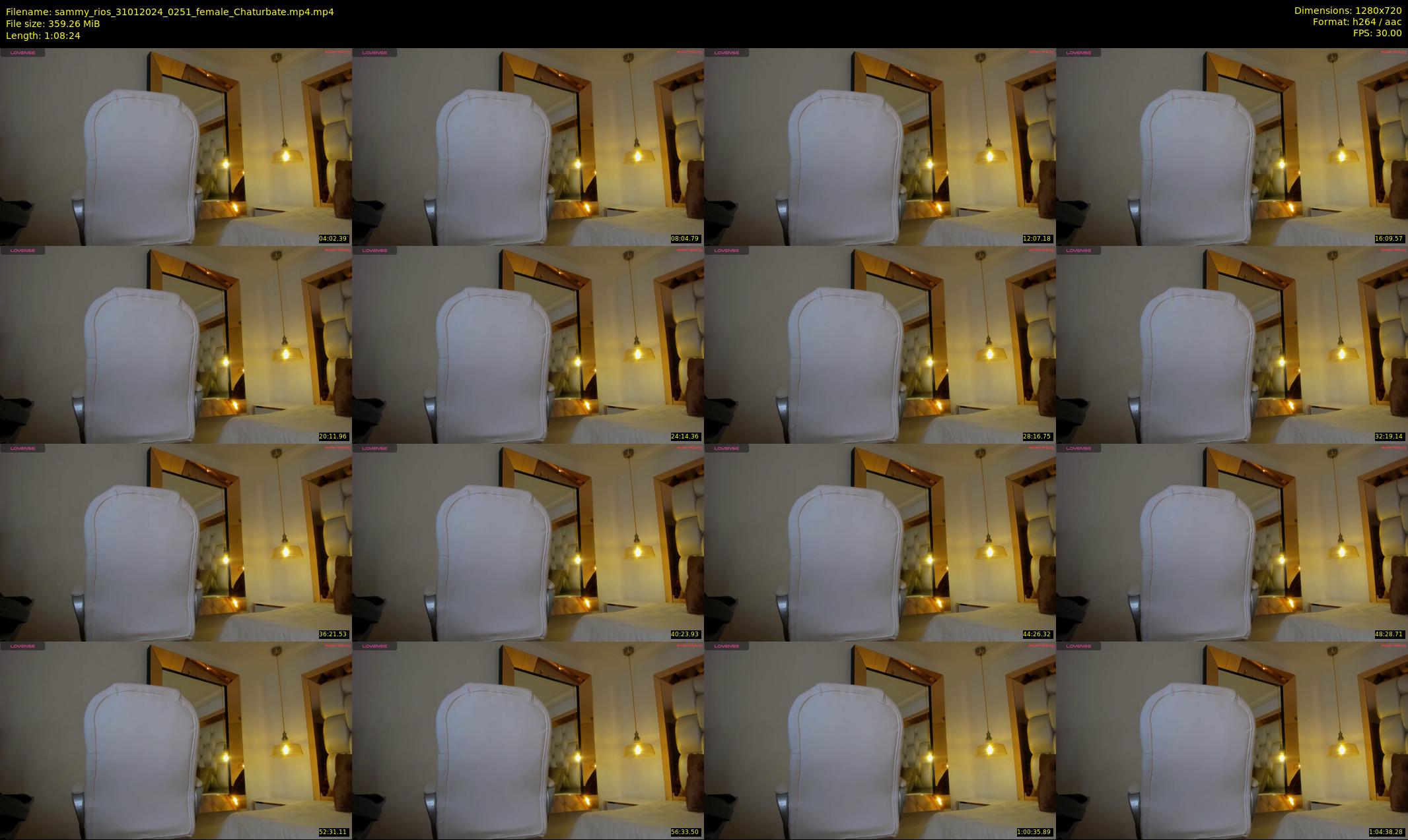 sammy_rios — 69 minute Chaturbate female cam show recording, 720p, Jan 31, 2024