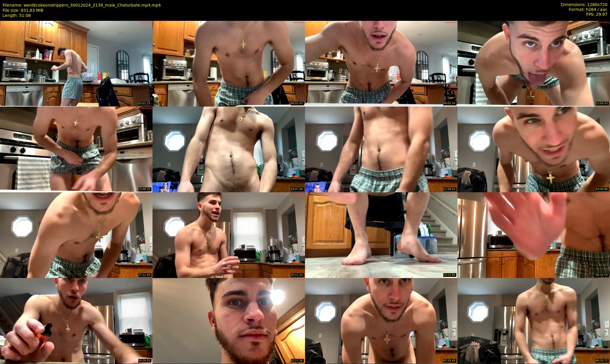 wentbrokeonstrippers — 52 minute Chaturbate male cam show recording, 720p, Jan 30, 2024