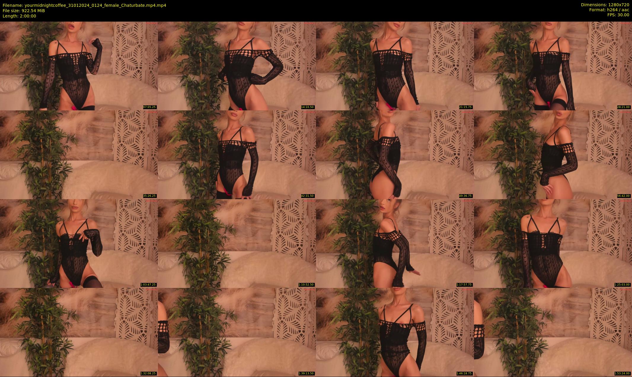 yourmidnightcoffee — 120 minute Chaturbate female cam show recording, 720p, Jan 31, 2024