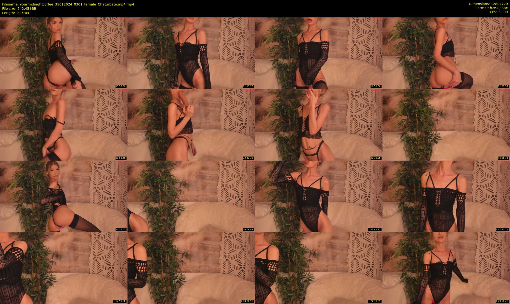 yourmidnightcoffee — 96 minute Chaturbate female cam show recording, 720p, Jan 31, 2024