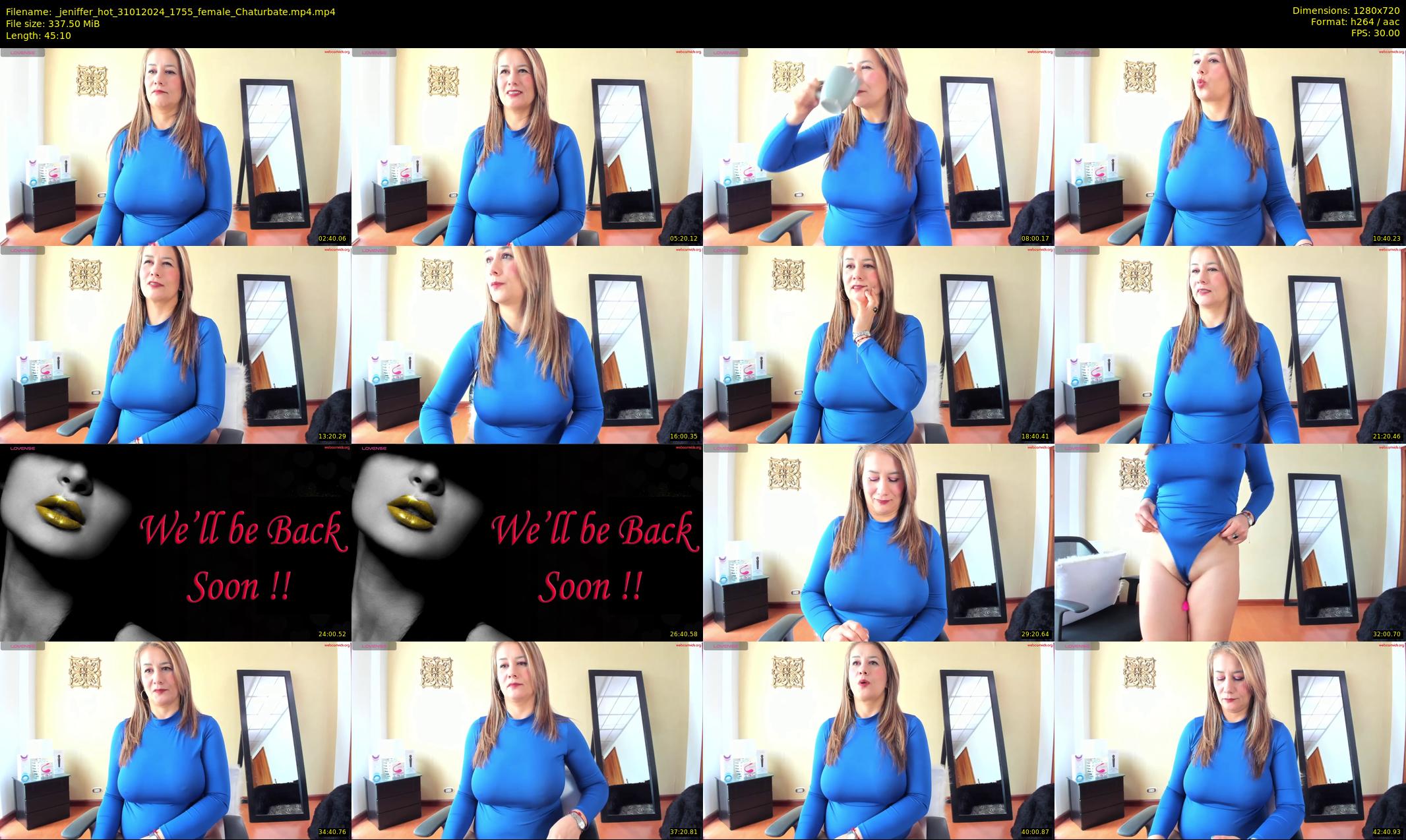 _jeniffer_hot — 46 minute Chaturbate female cam show recording, 720p, Jan 31, 2024