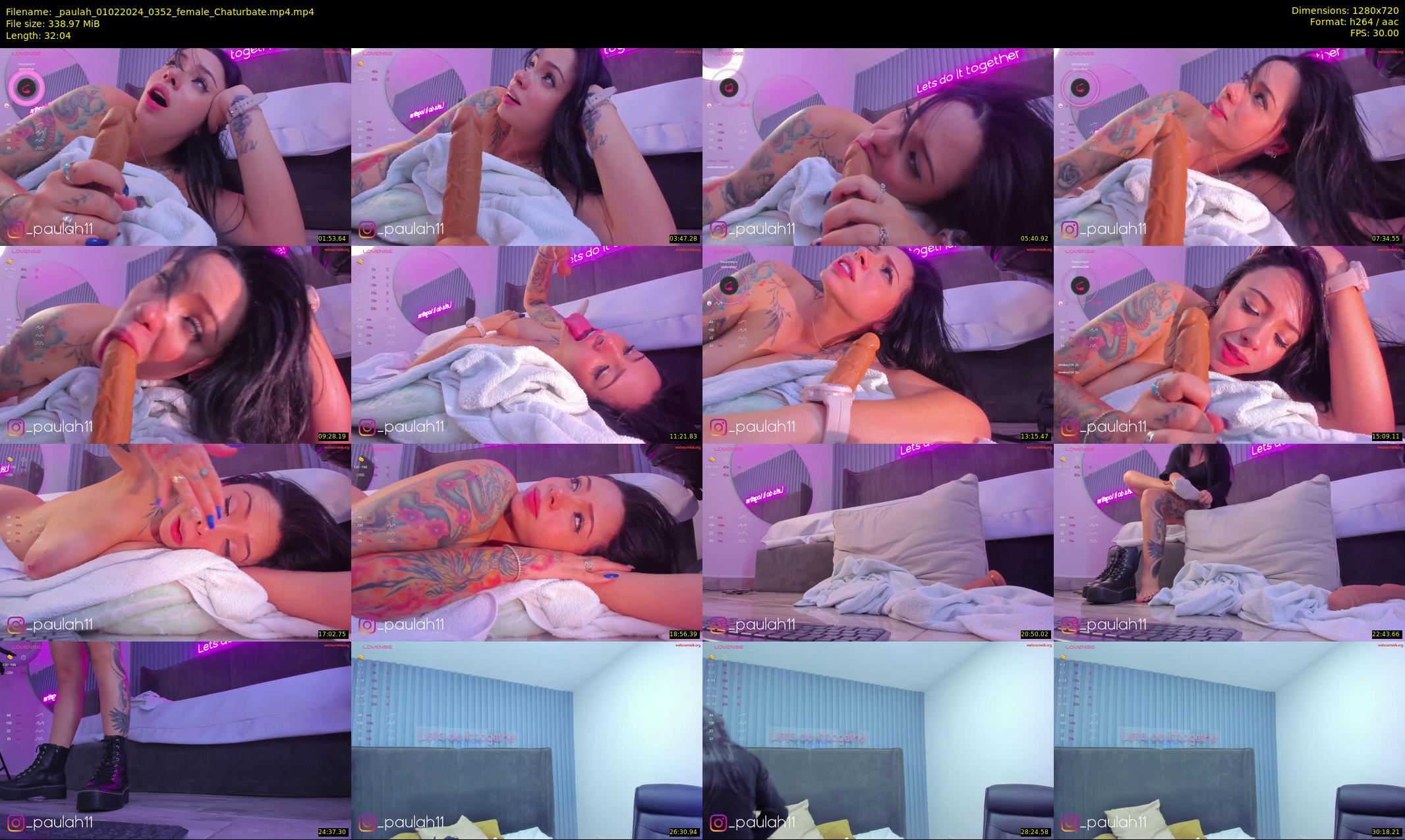 _paulah — 33 minute Chaturbate female cam show recording, 720p, Feb 1, 2024