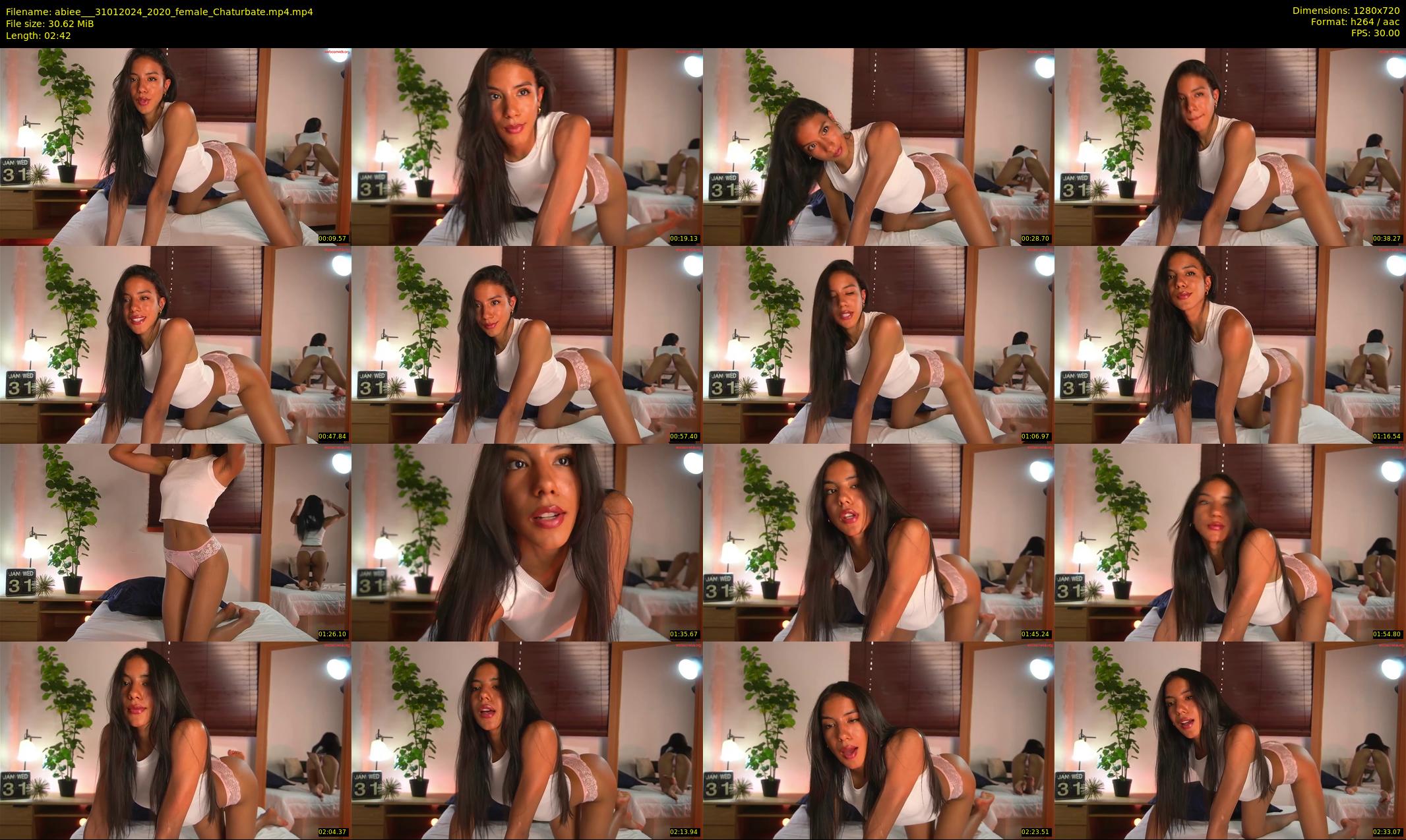 abiee__ — 3 minute Chaturbate female cam show recording, 720p, Jan 31, 2024