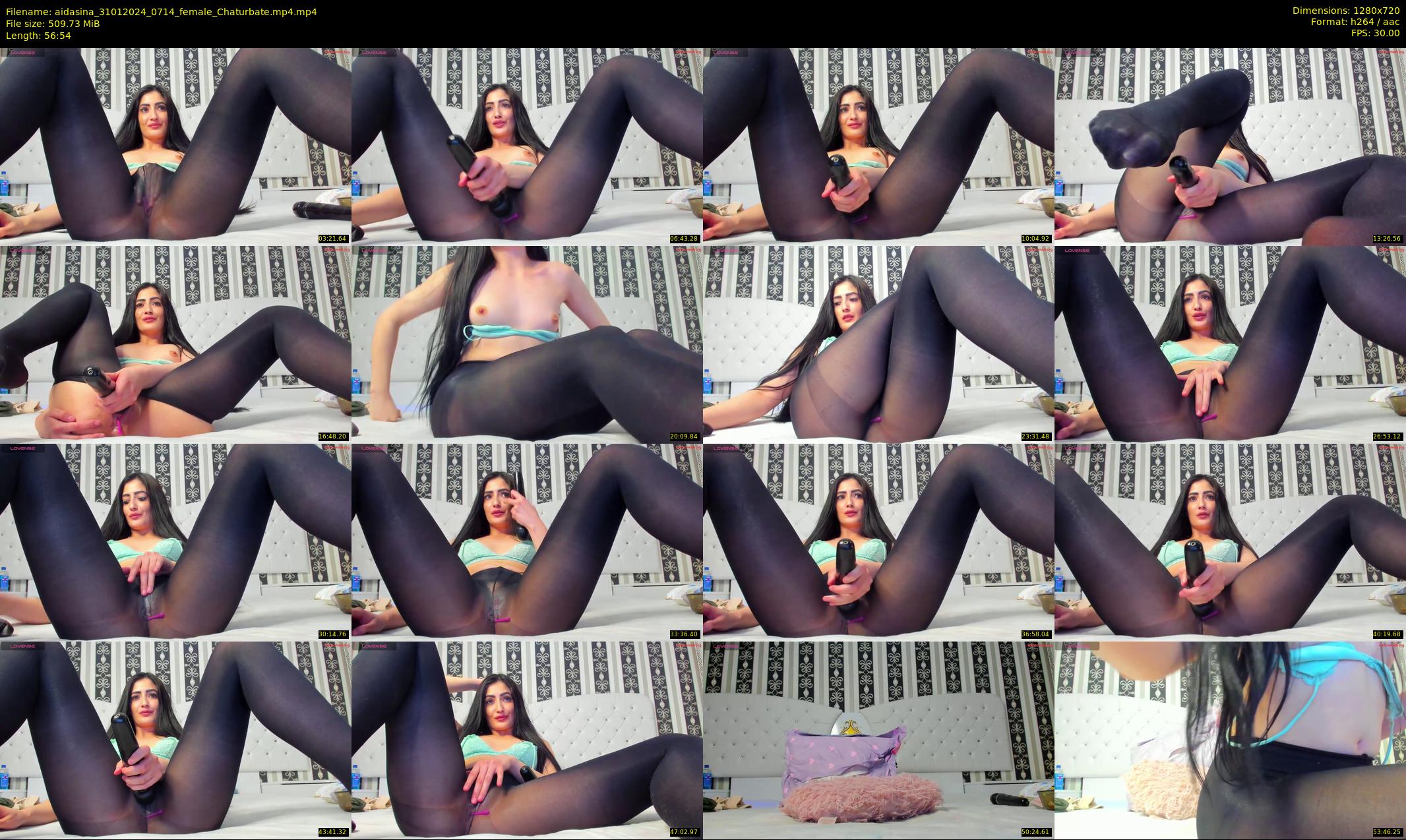 aidasina — 57 minute Chaturbate female cam show recording, 720p, Jan 31, 2024