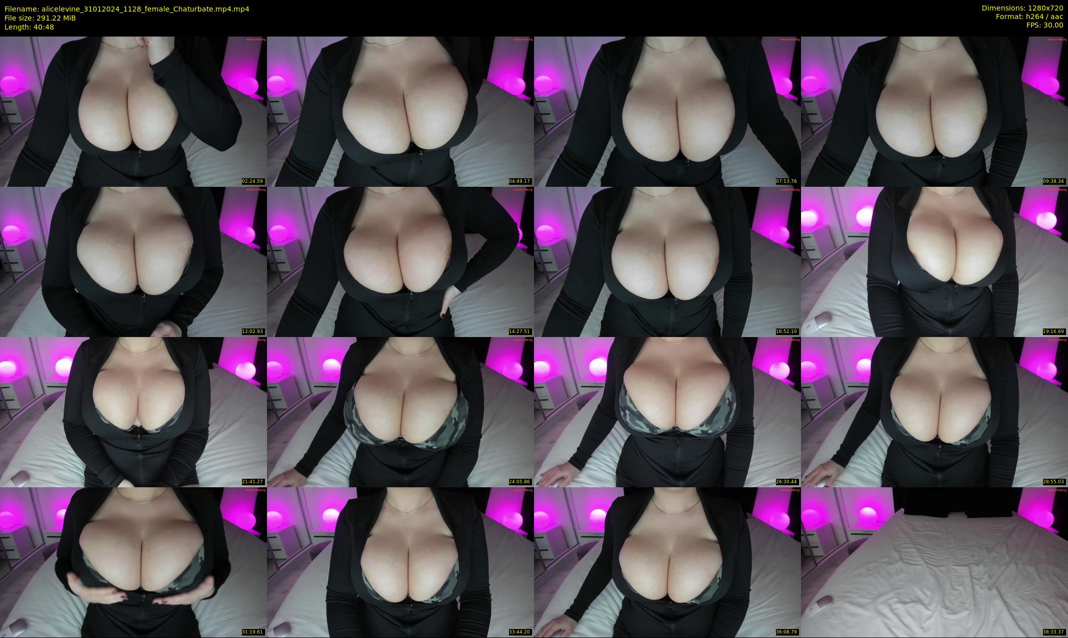 alicelevine — 41 minute Chaturbate female cam show recording, 720p, Jan 31, 2024