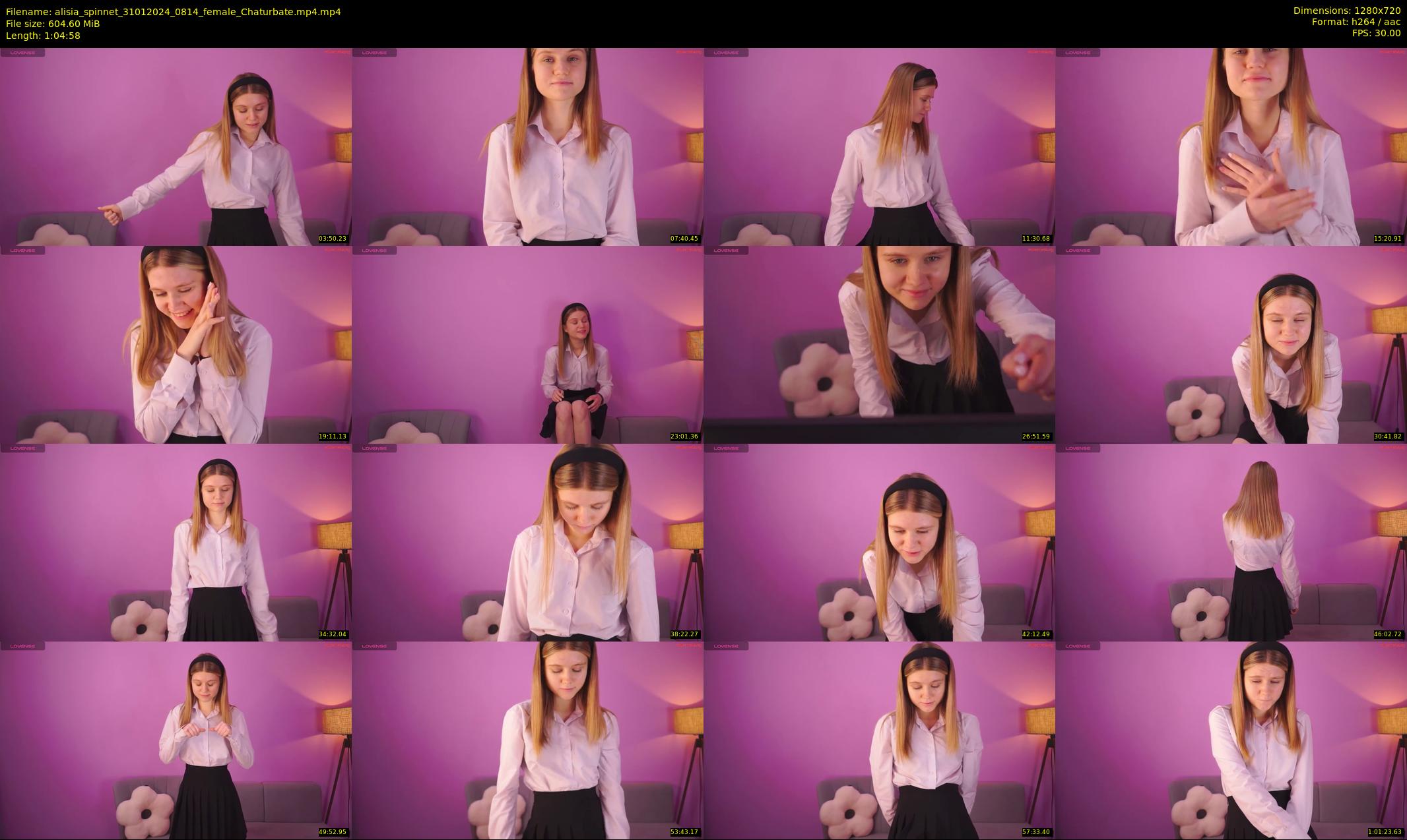 alisia_spinnet — 65 minute Chaturbate female cam show recording, 720p, Jan 31, 2024
