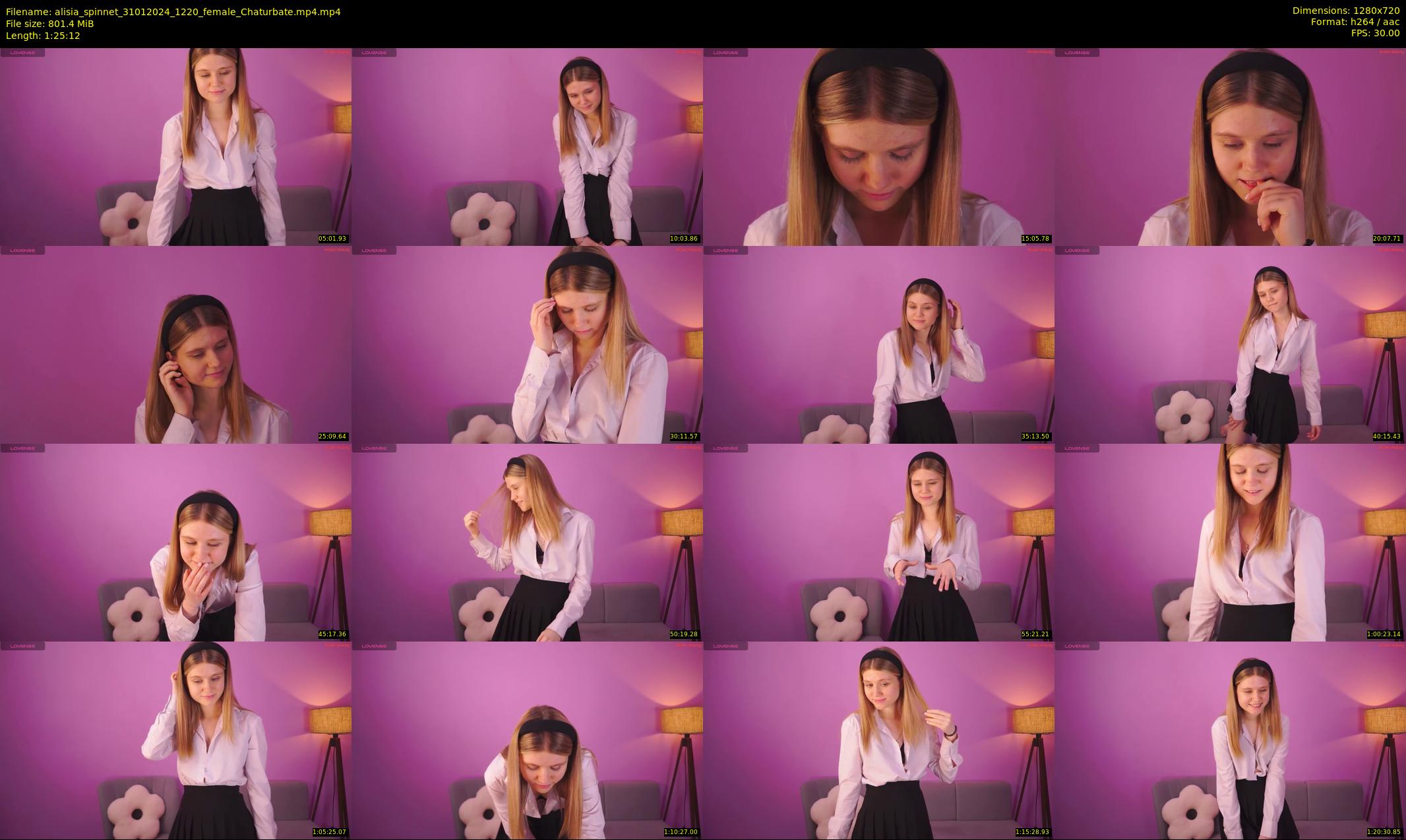 alisia_spinnet — 86 minute Chaturbate female cam show recording, 720p, Jan 31, 2024