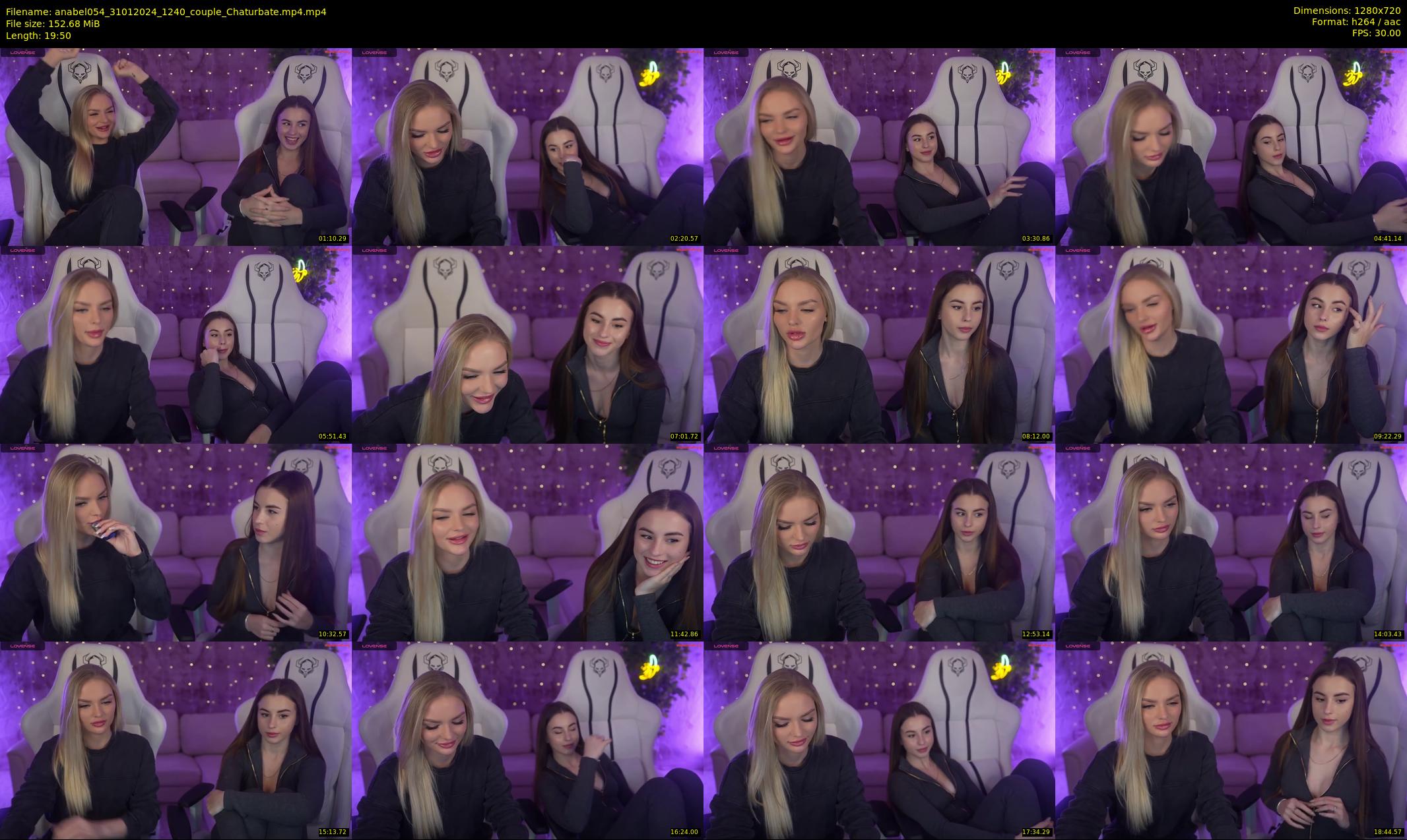 anabel054 — 20 minute Chaturbate female cam show recording, 720p, Jan 31, 2024