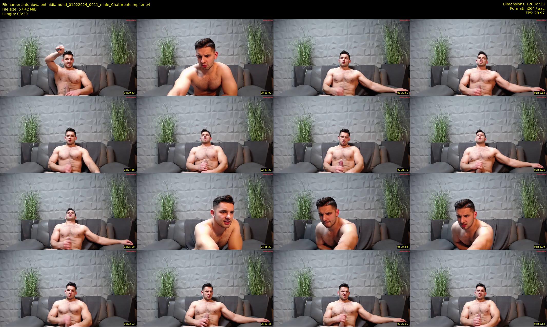 antoniovalentinidiamond — 9 minute Chaturbate male cam show recording, 720p, Feb 1, 2024