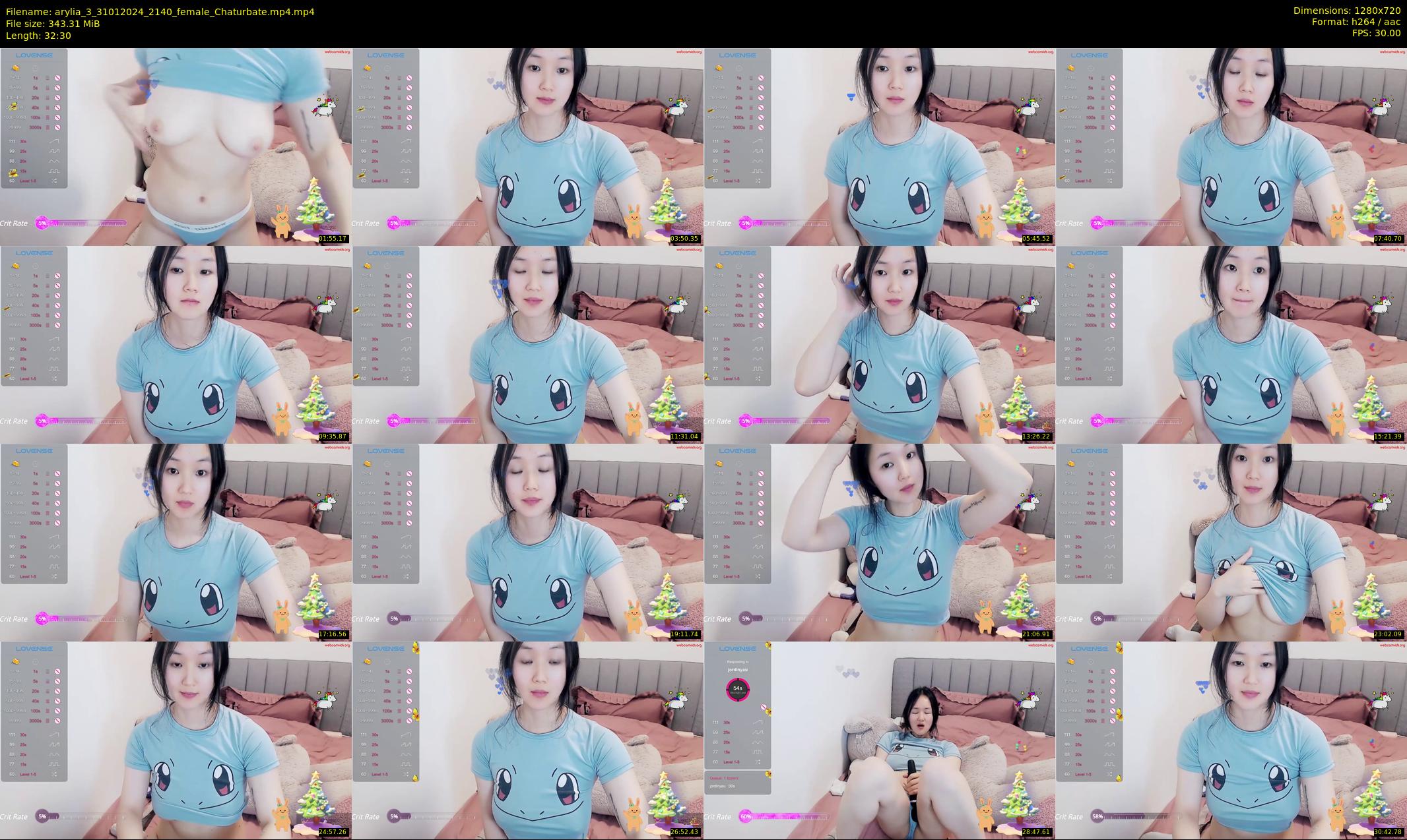 arylia_3 — 33 minute Chaturbate female cam show recording, 720p, Jan 31, 2024
