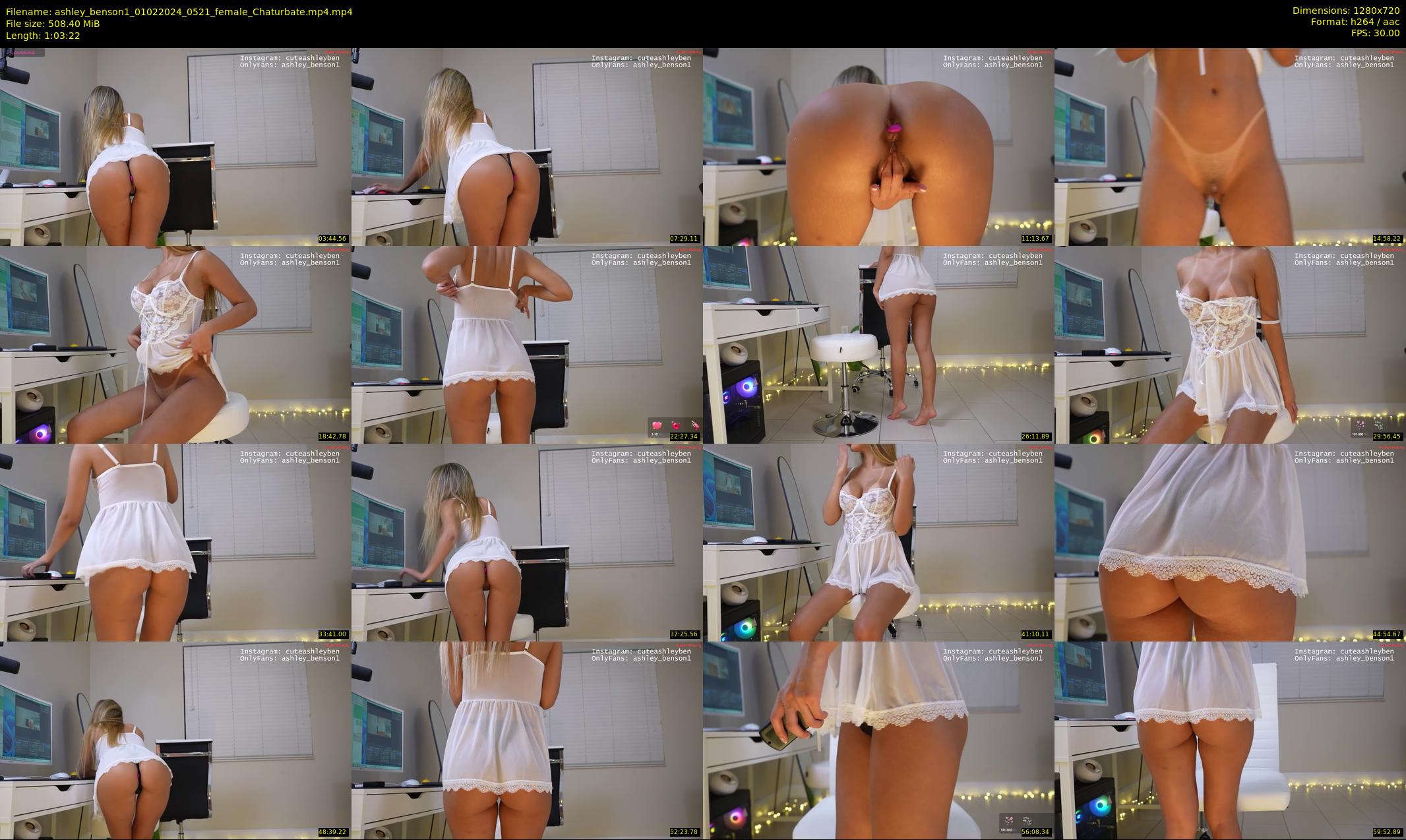 ashley_benson1 — 64 minute Chaturbate female cam show recording, 720p, Feb 1, 2024