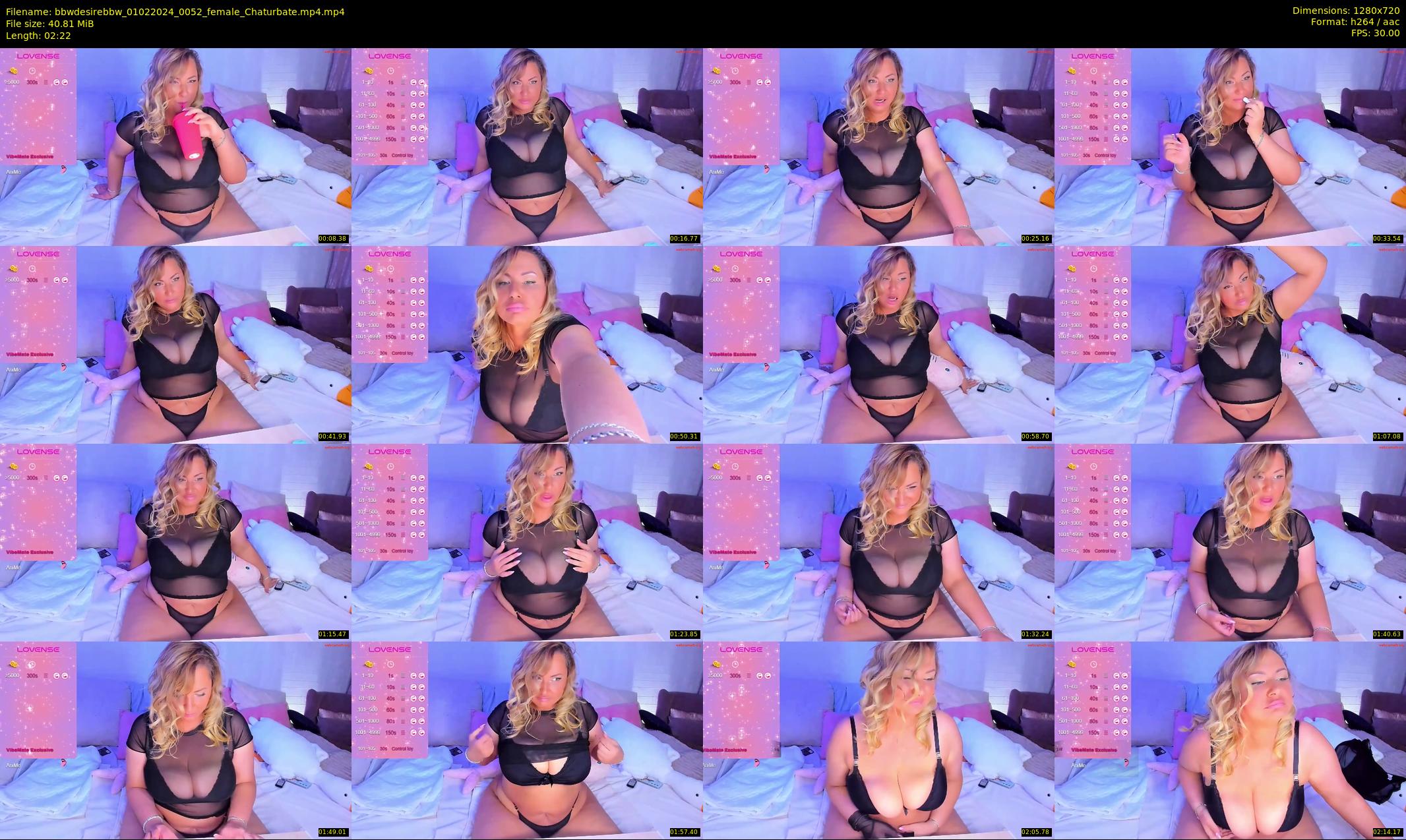 bbwdesirebbw — 3 minute Chaturbate female cam show recording, 720p, Feb 1, 2024