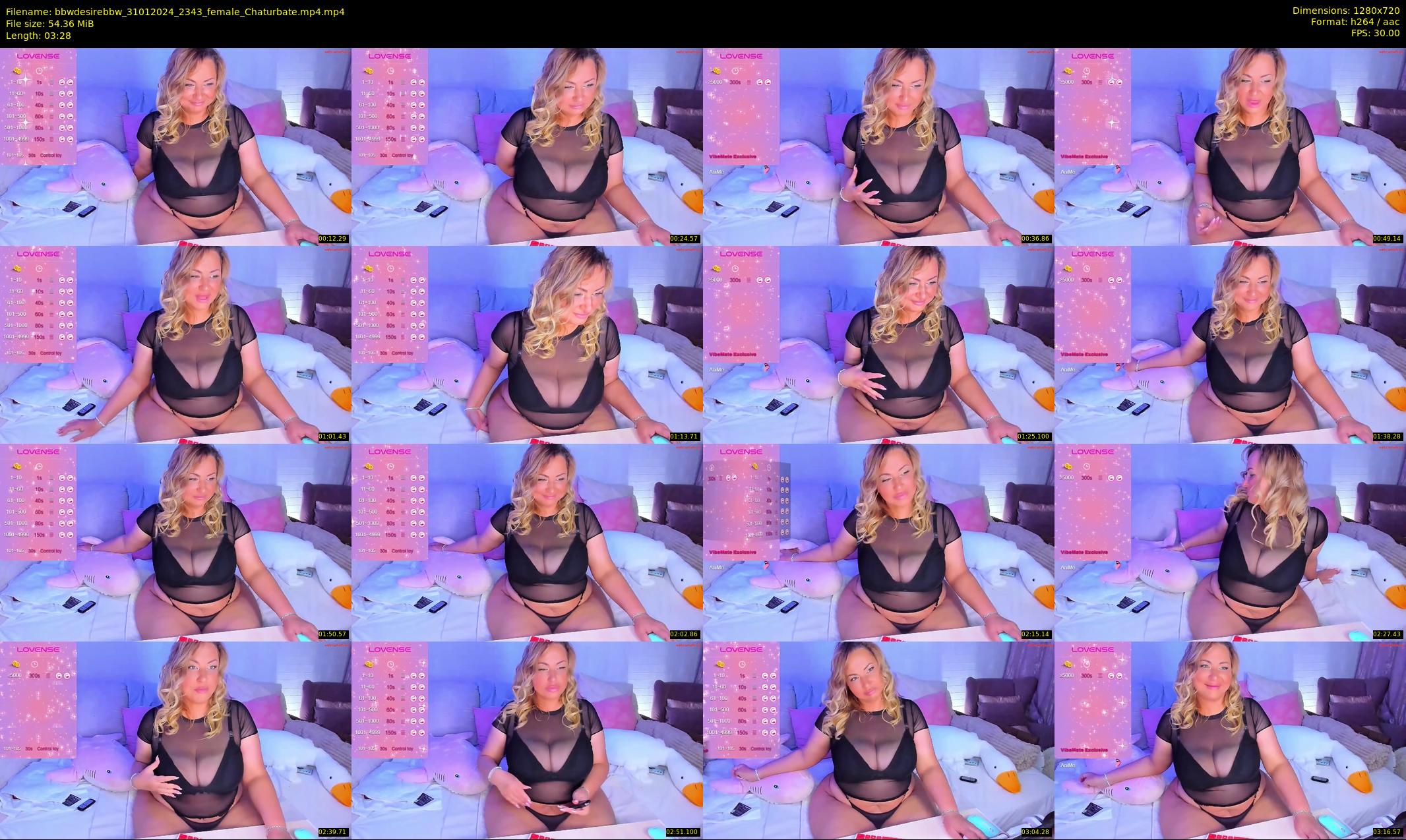 bbwdesirebbw — 4 minute Chaturbate female cam show recording, 720p, Jan 31, 2024