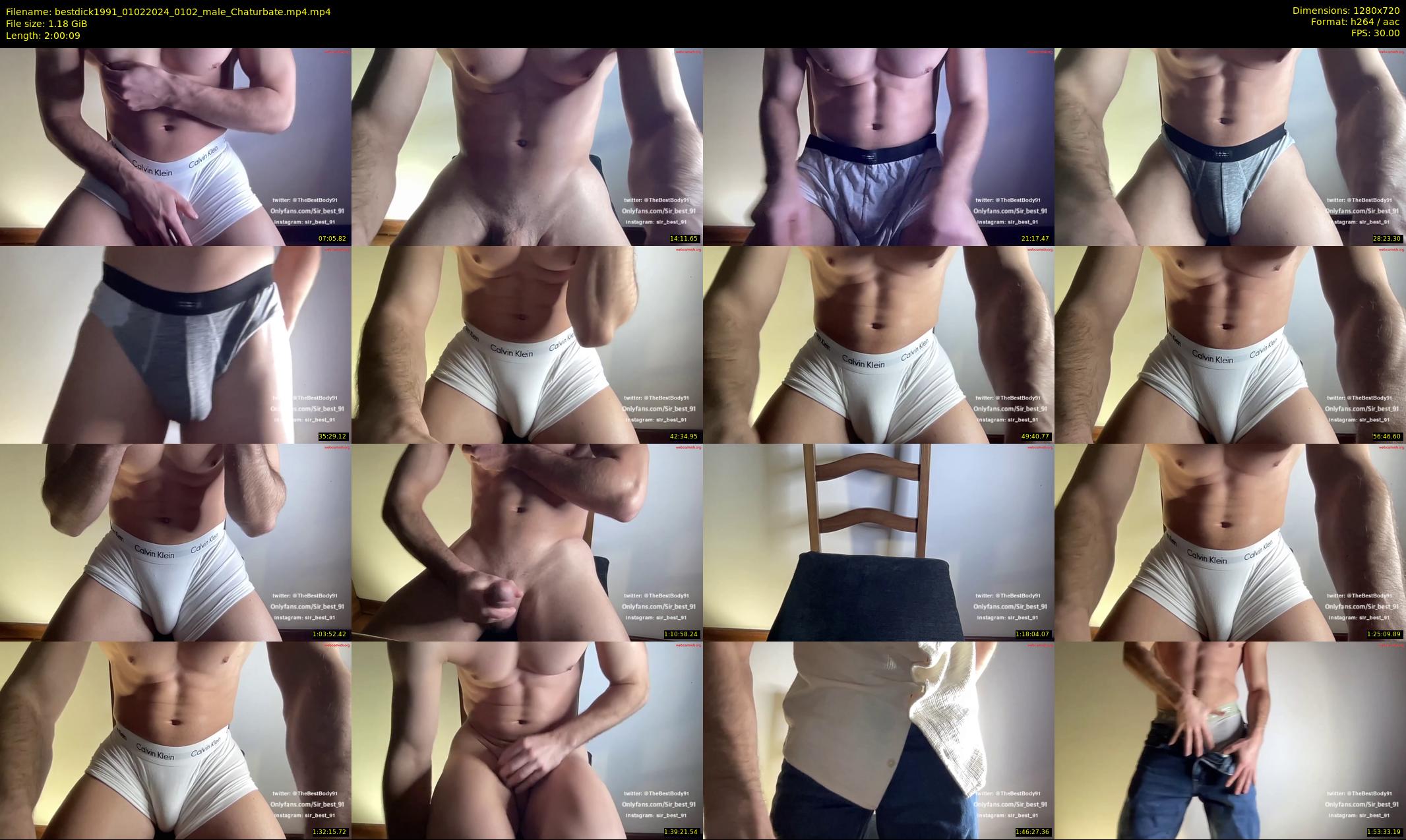 bestdick1991 — 121 minute Chaturbate male cam show recording, 720p, Feb 1, 2024
