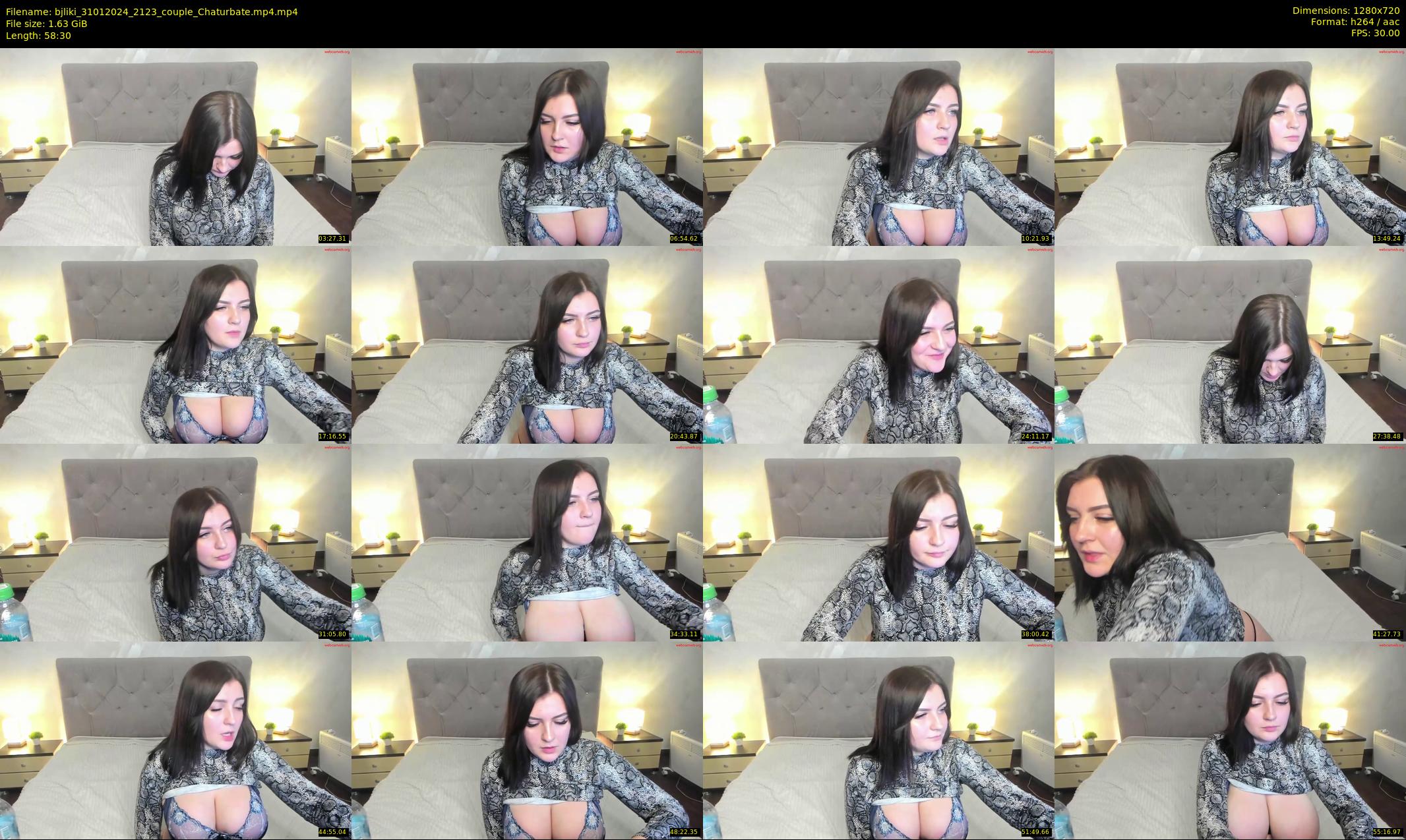 bjliki — 59 minute Chaturbate couple cam show recording, 720p, Jan 31, 2024
