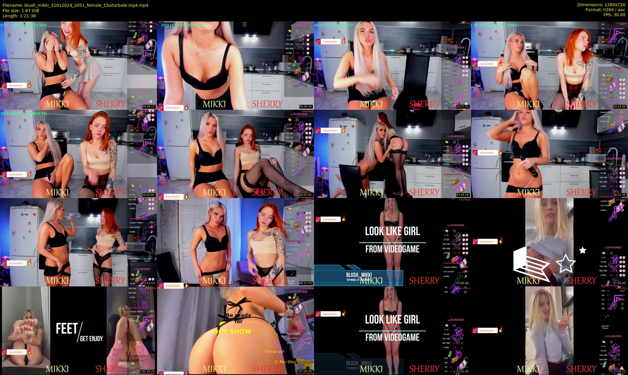 blush_mikki — 82 minute Chaturbate female cam show recording, 720p, Jan 31, 2024