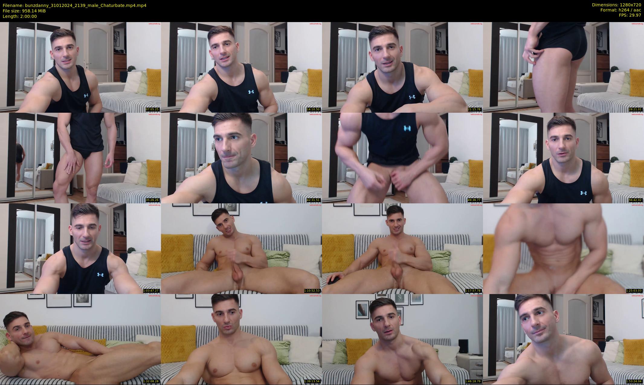 bunzdanny — 120 minute Chaturbate male cam show recording, 720p, Jan 31, 2024