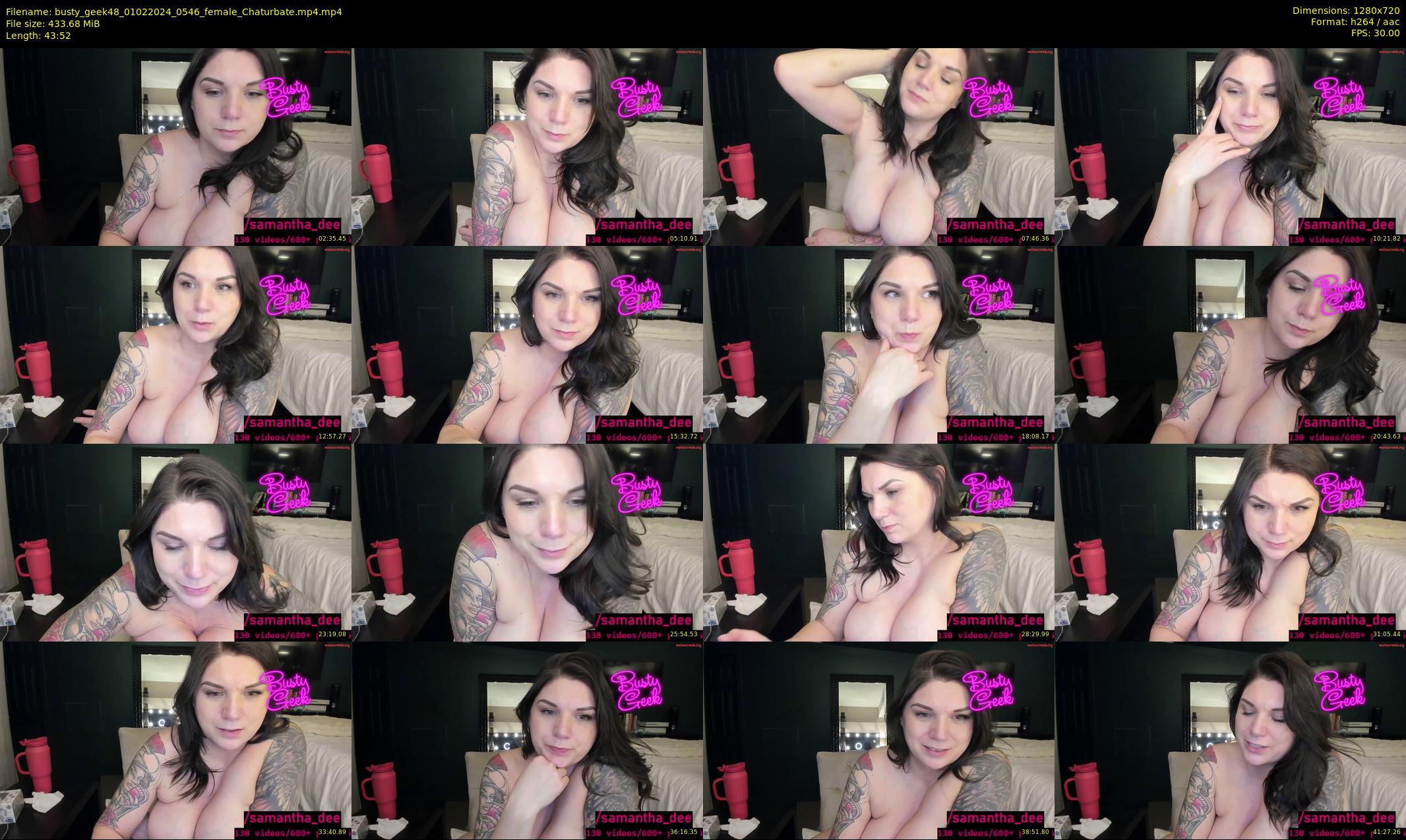 busty_geek48 — 44 minute Chaturbate female cam show recording, 720p, Feb 1, 2024